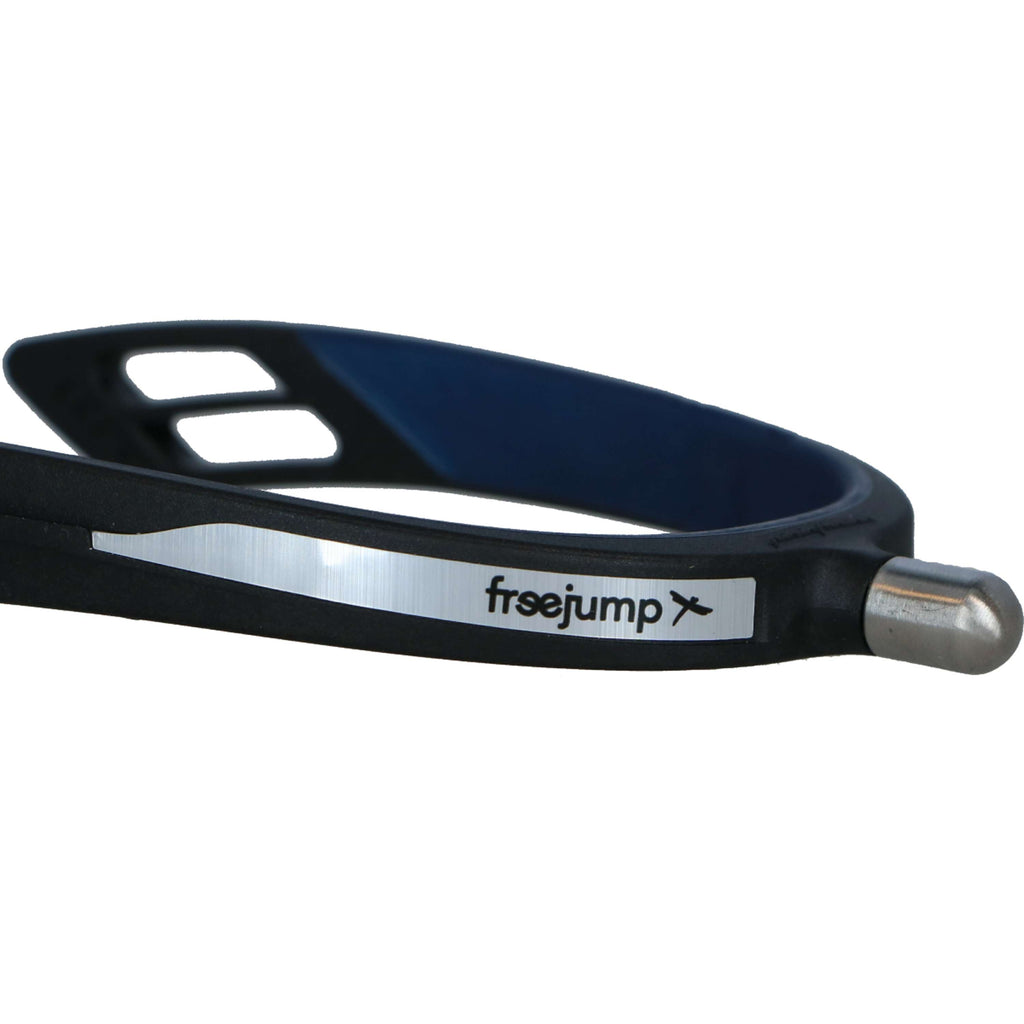Freejump Ostrogi Guzikowe Spuron Round End Czarny/Perłowy Niebieski