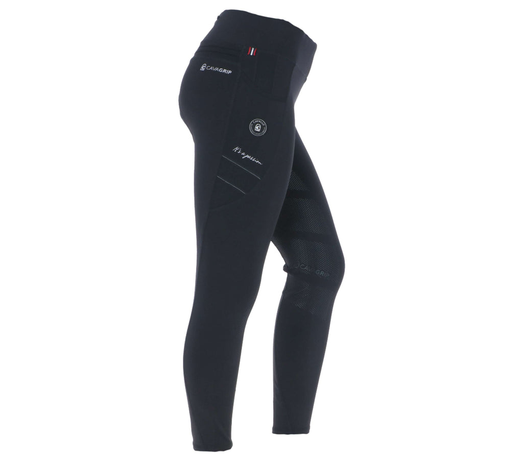Cavallo Bryczesy Jeździeckie CavalLin Grip RL Czarne