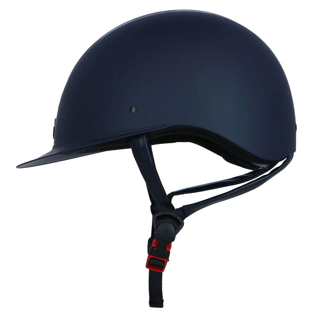 EQUITHÈME Kask jeździecki Glint matowy granatowy