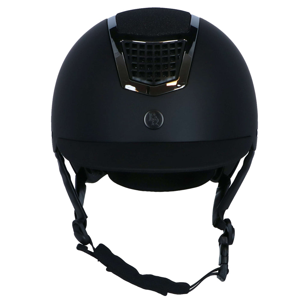 Kask jeździecki BR Lambda brokat czarny/stalowoszary