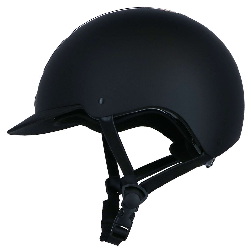 Kask jeździecki BR Lambda brokat czarny/stalowoszary