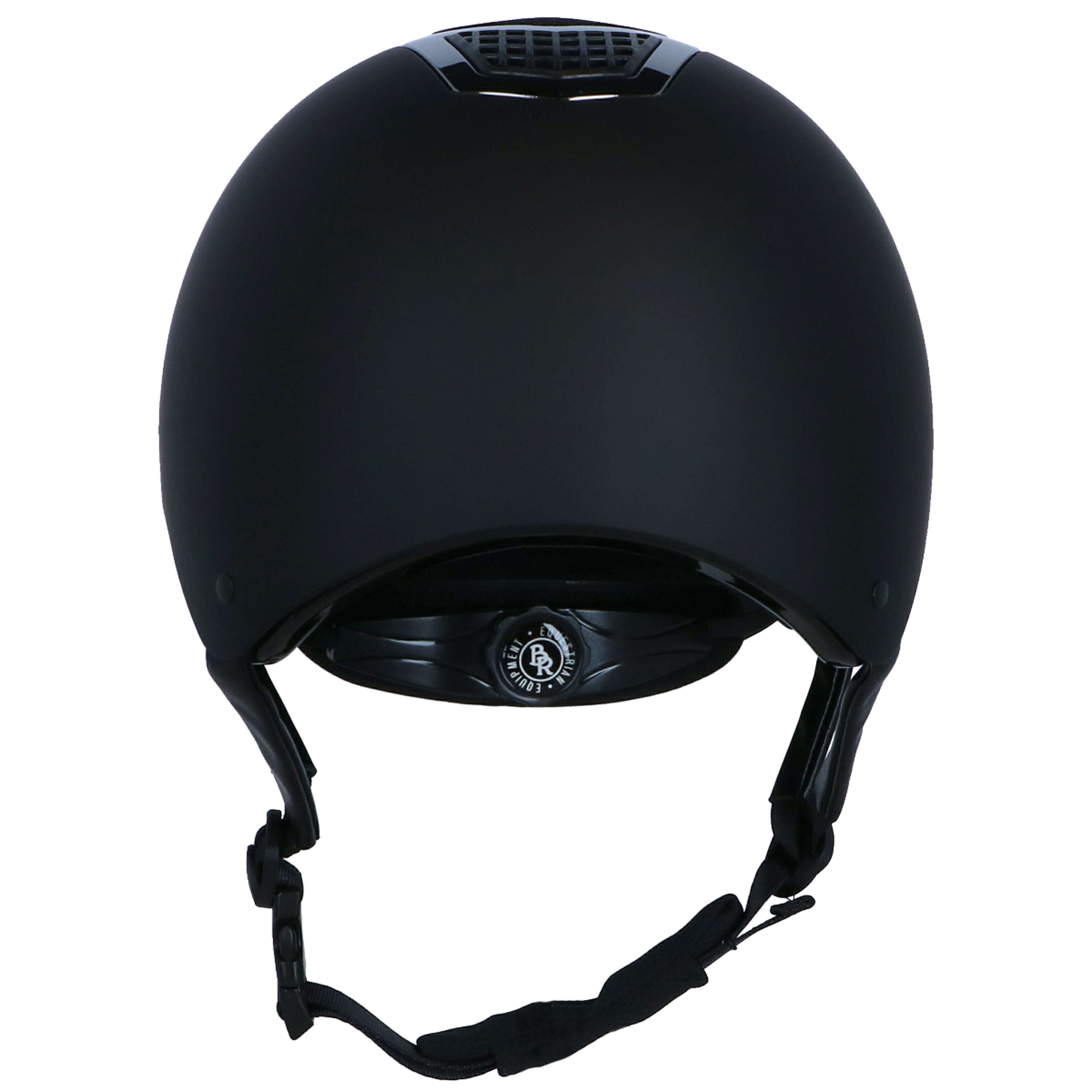 Kask jeździecki BR Lambda brokat czarny/stalowoszary