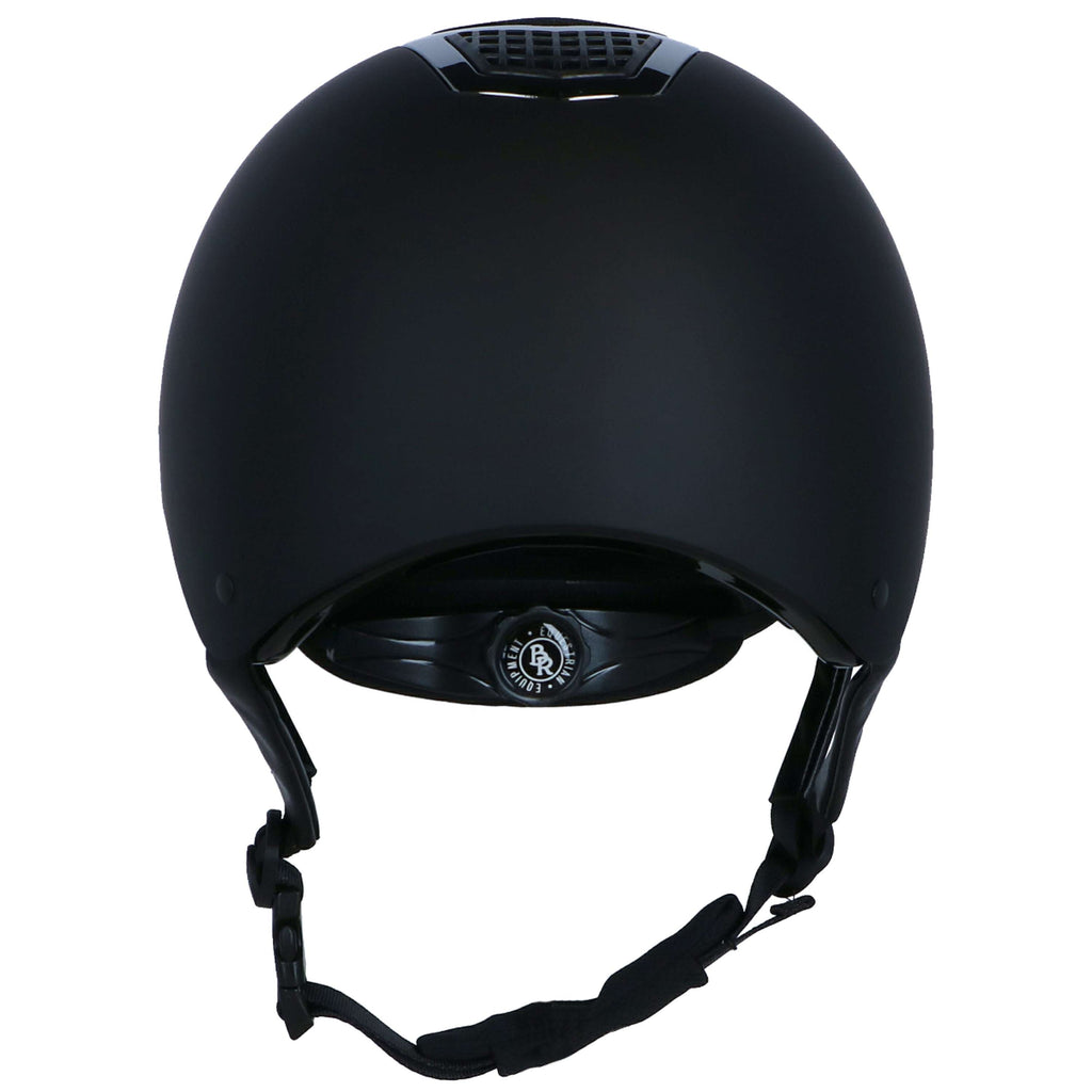 Kask jeździecki BR Lambda brokat czarny/stalowoszary