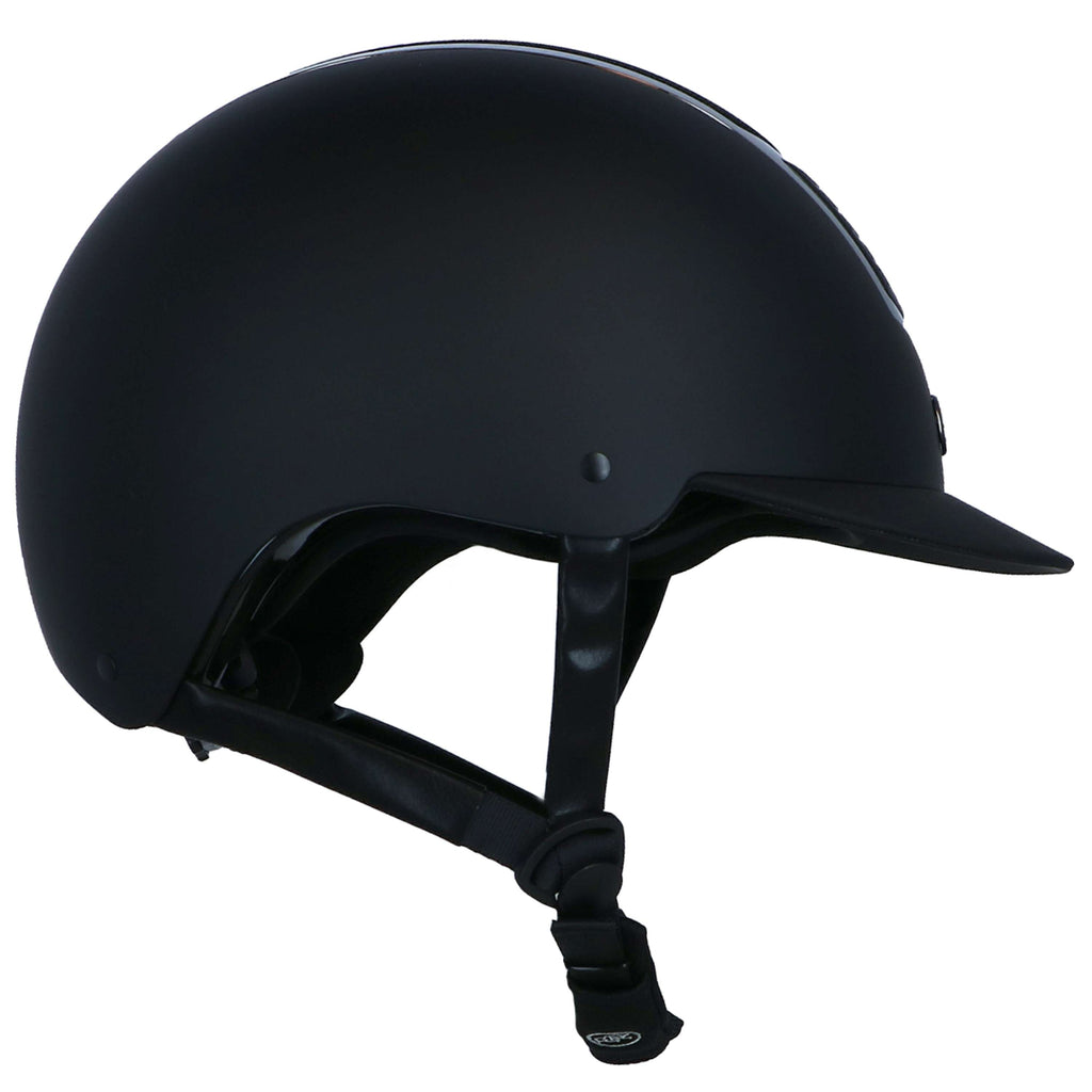 Kask jeździecki BR Lambda brokat czarny/stalowoszary