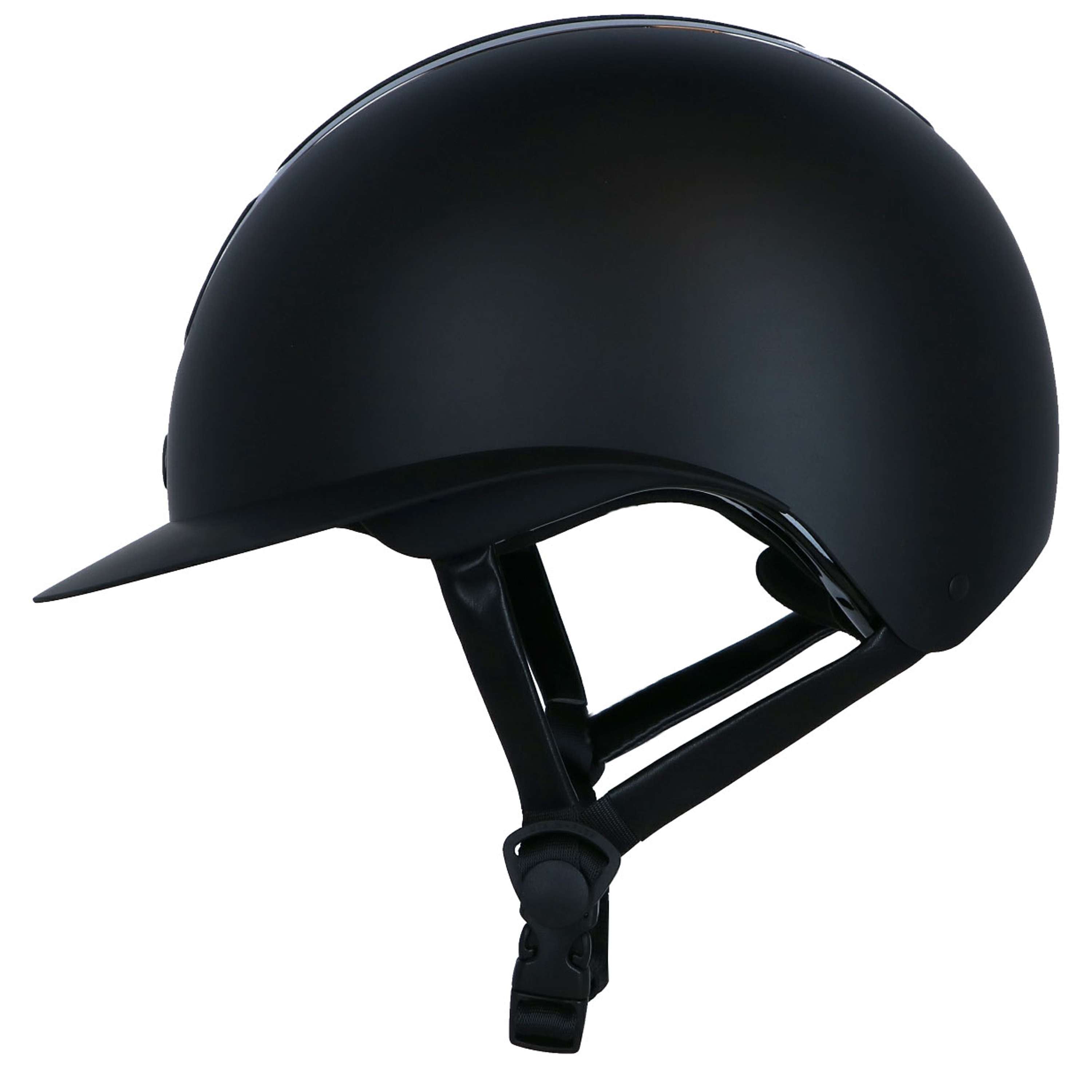BR Kask Jeździecki Lambda Plus Glitter Czarny/Stalowoszary