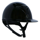 Kask jeździecki OneK Avancé Glossy Chrom, czarny