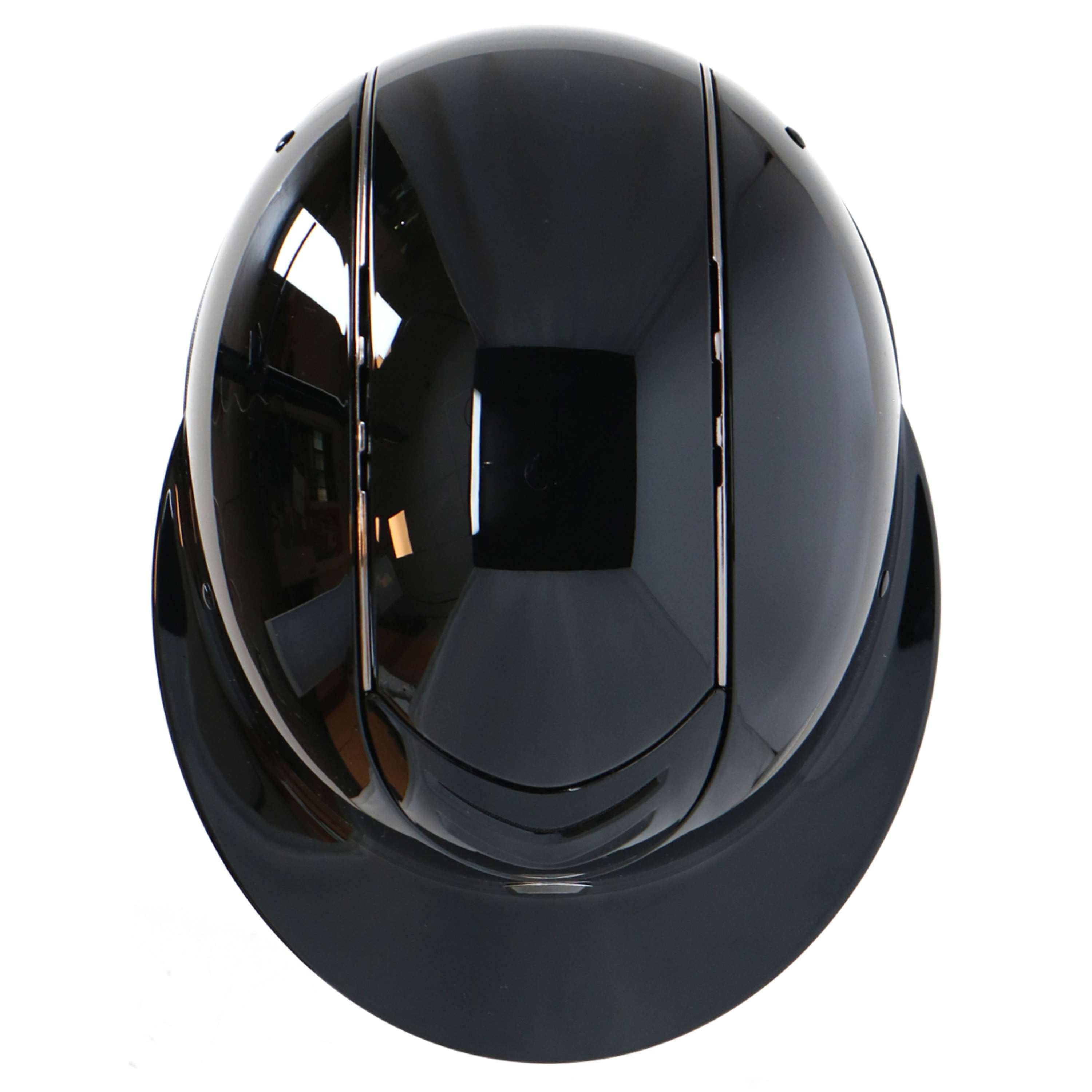 Kask jeździecki OneK Avancé Glossy Chrom, czarny
