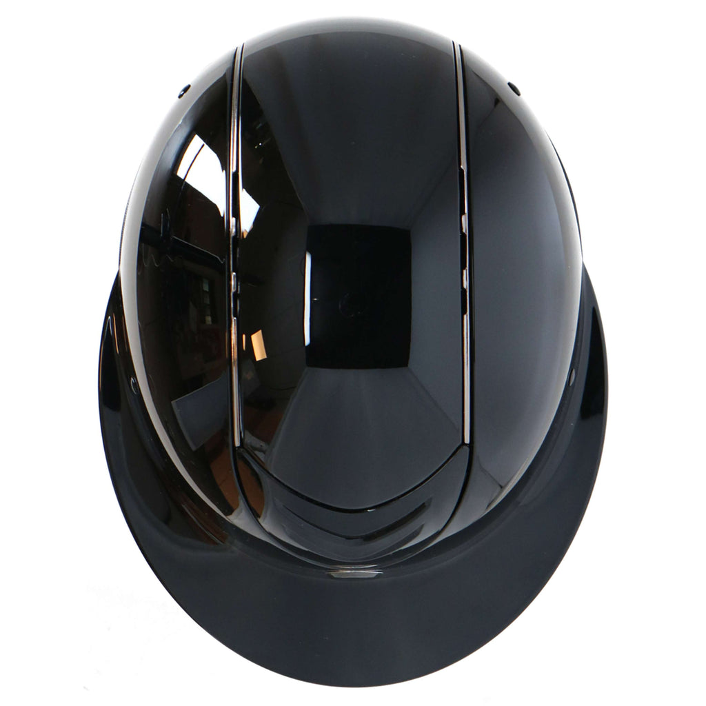 Kask jeździecki OneK Avancé Glossy Chrom, czarny