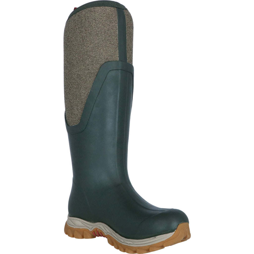 Muck Boot Buty Arctic Sport II Tall Damskie Olive/Tweed