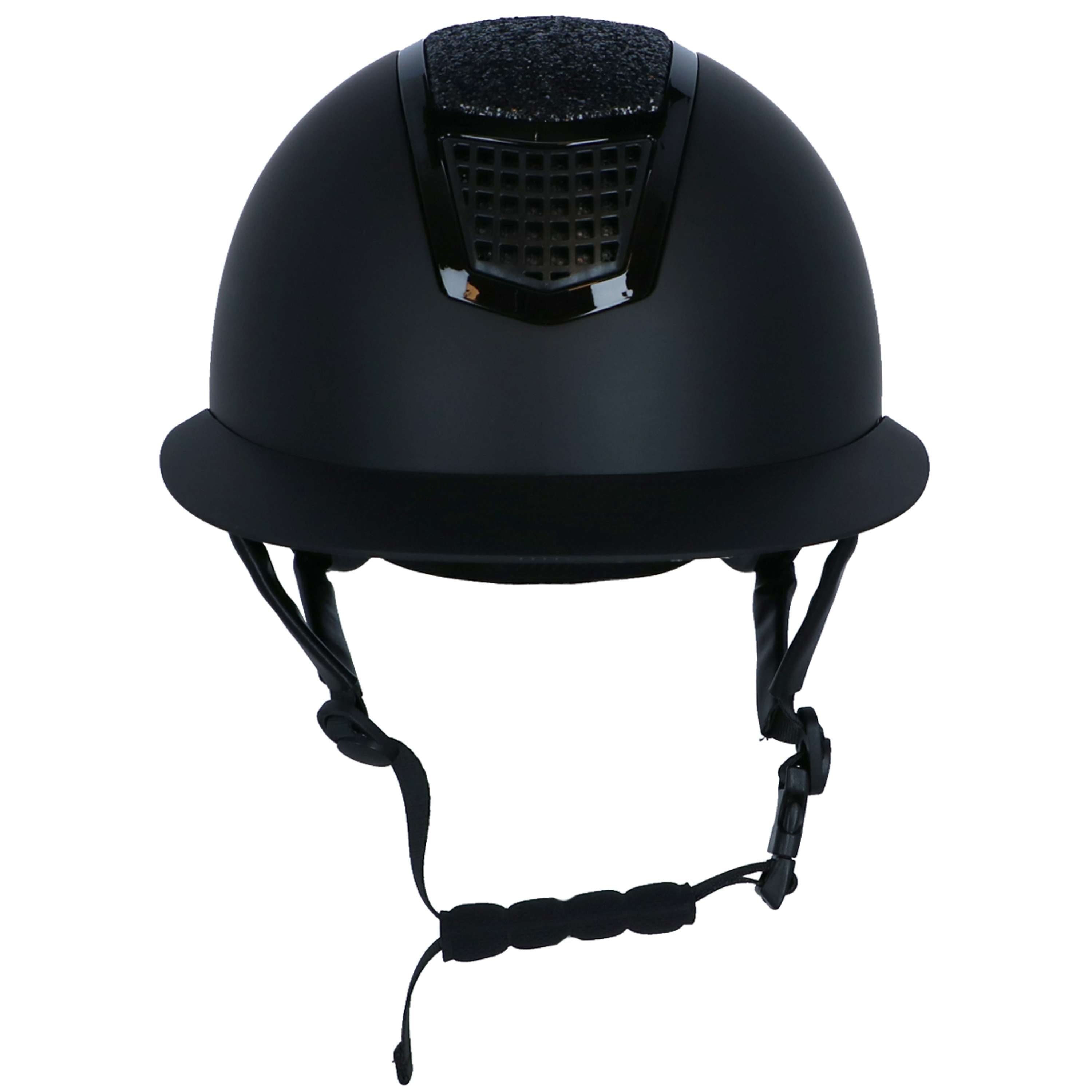 HKM Kask Jeździecki Glamour Shield Czarny/Czarny