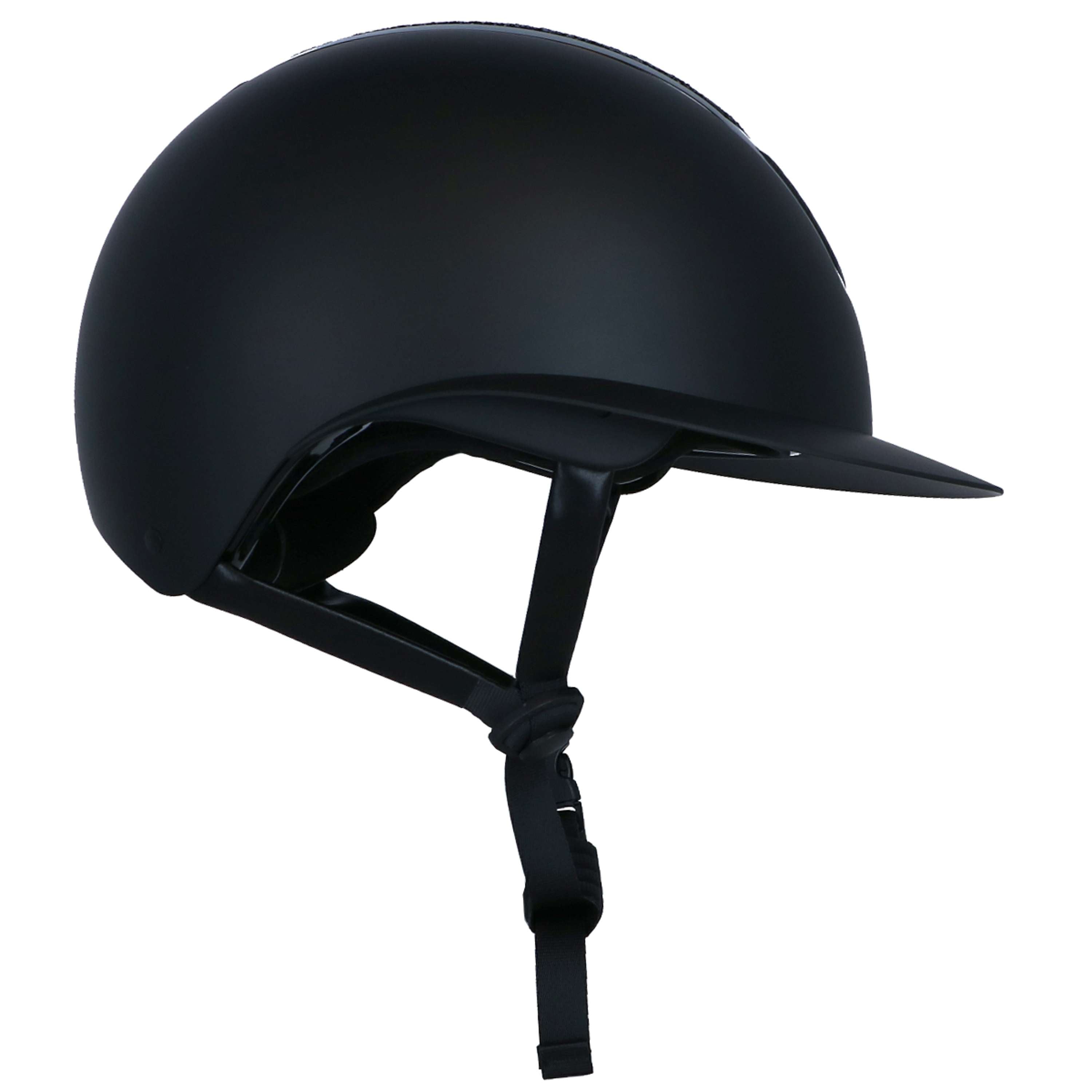 HKM Kask Jeździecki Glamour Shield Czarny/Czarny