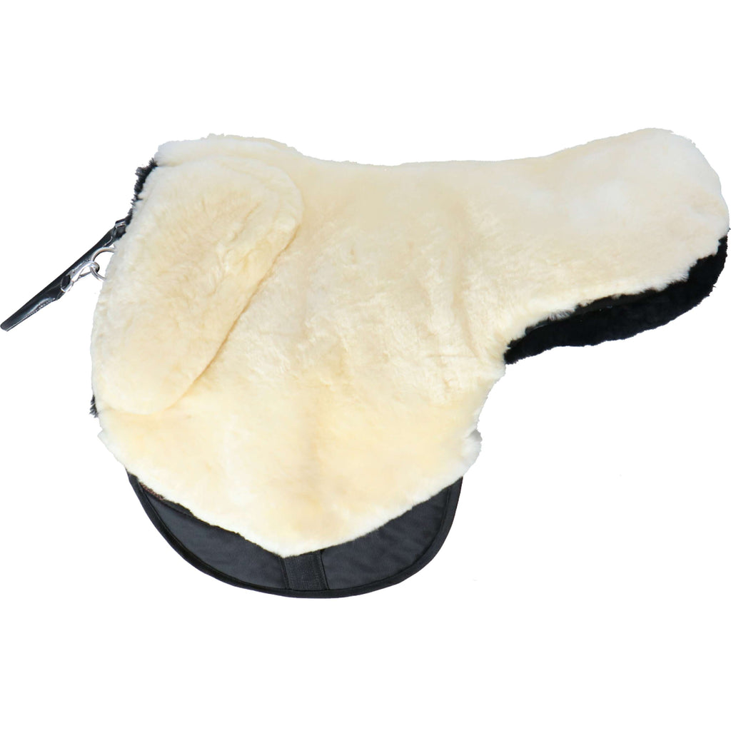 Podkładka bezterlicowa F.R.A. Macon Extra Merino z wałkami pod kolana i wkładkami, czarny/naturalny
