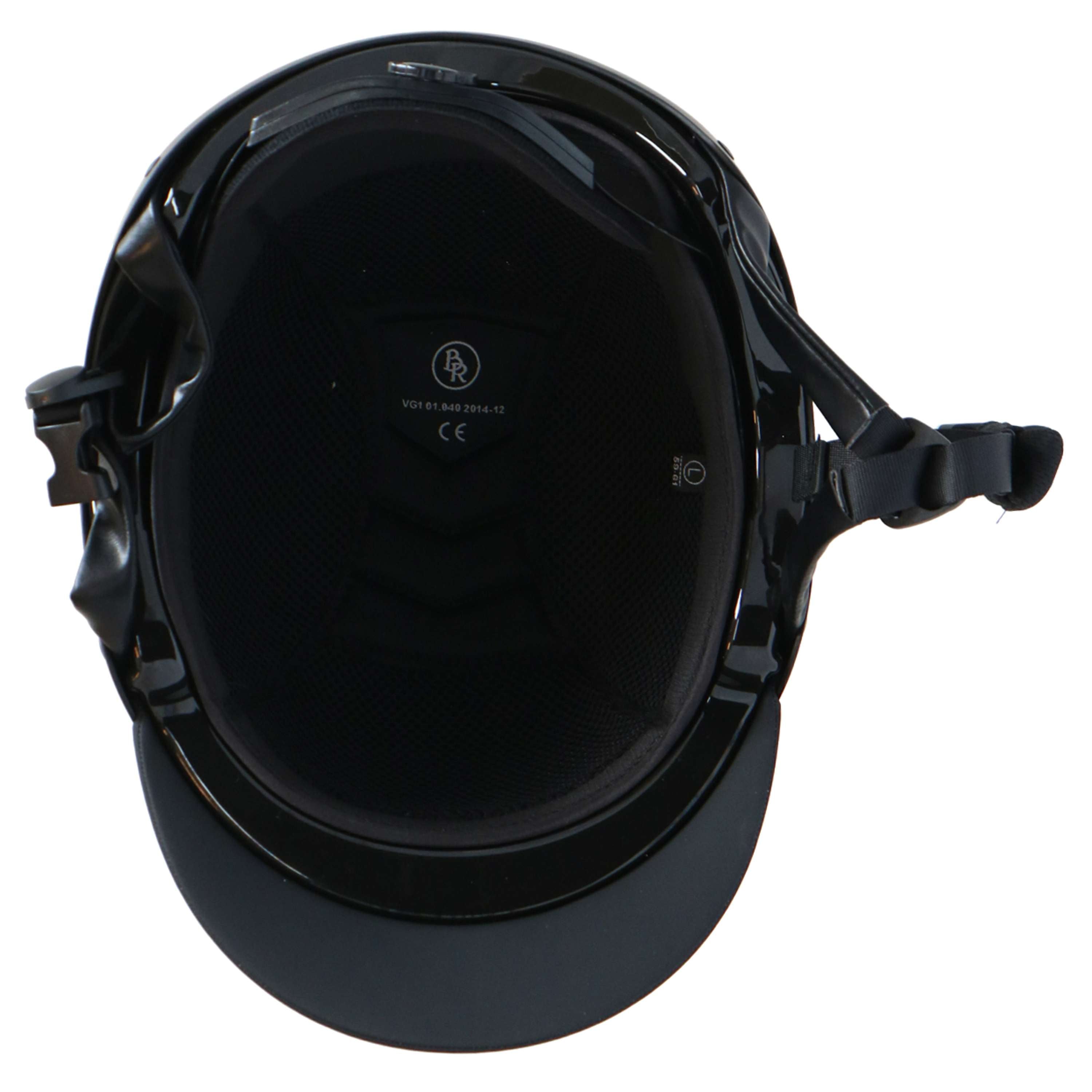 Kask jeździecki BR Lambda Painted czarny