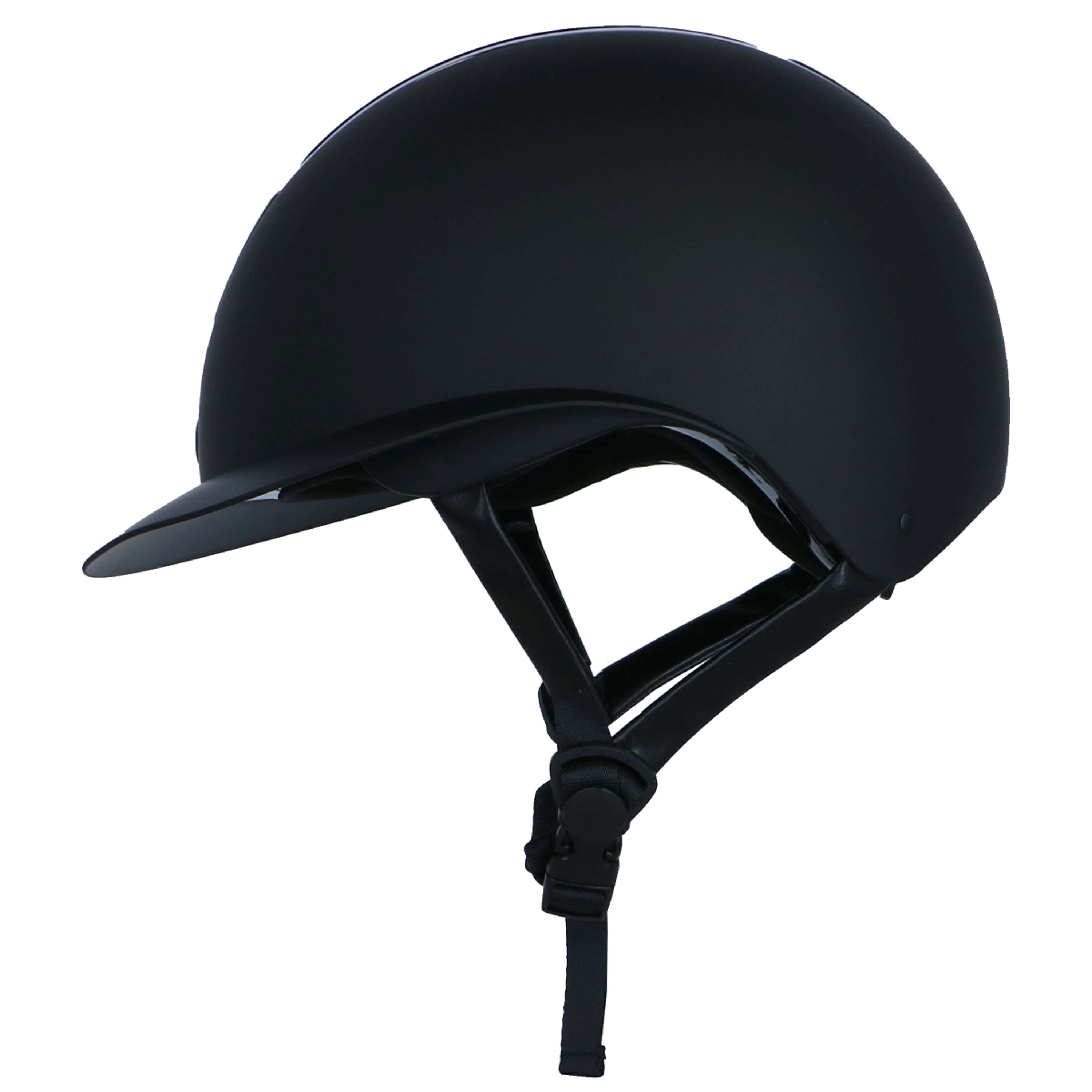 BR Kask Jeździecki Lambda Plus Painted Czarny/Stalowoszary