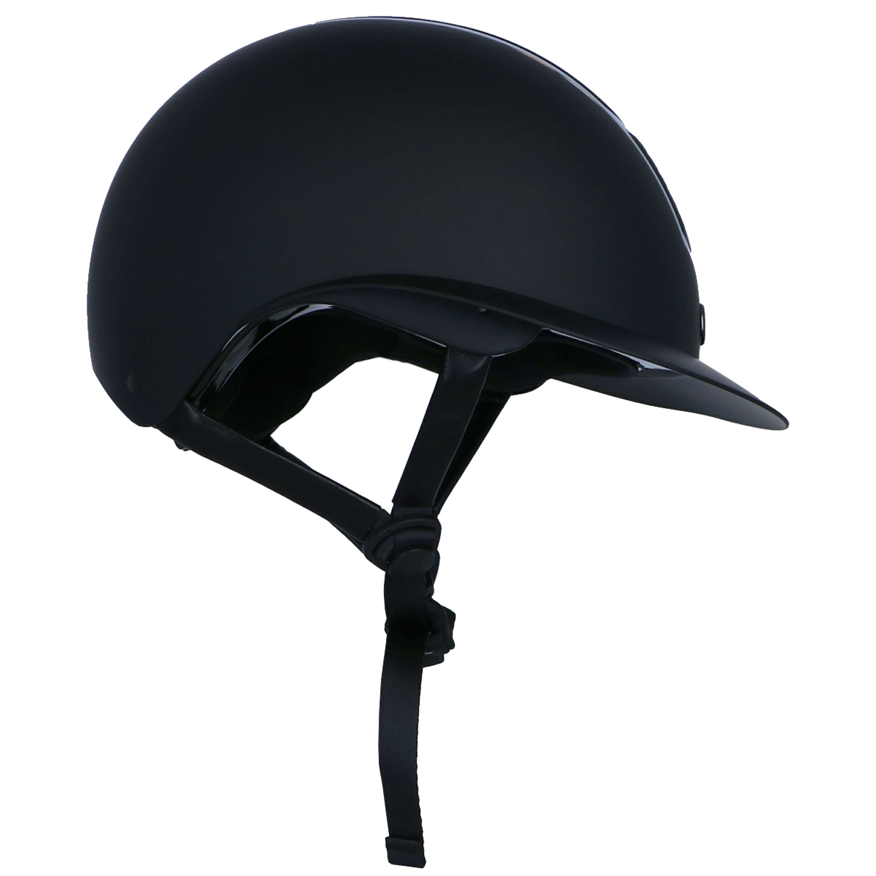 BR Kask Jeździecki Lambda Plus Painted Czarny/Stalowoszary