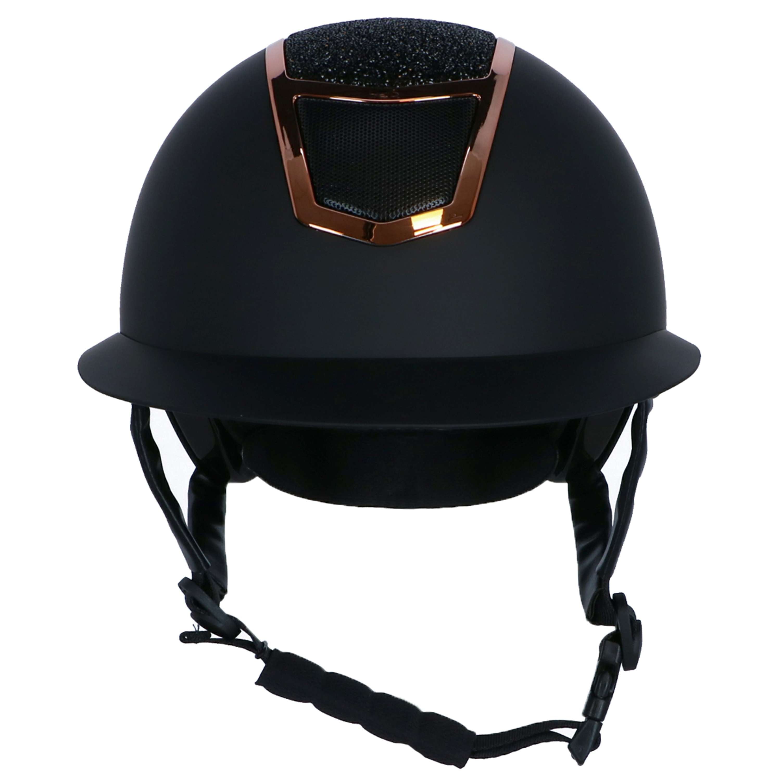 Harry's Horse Kask Jeździecki Mont Blanc Sparkle Czarny/Różowozłoty