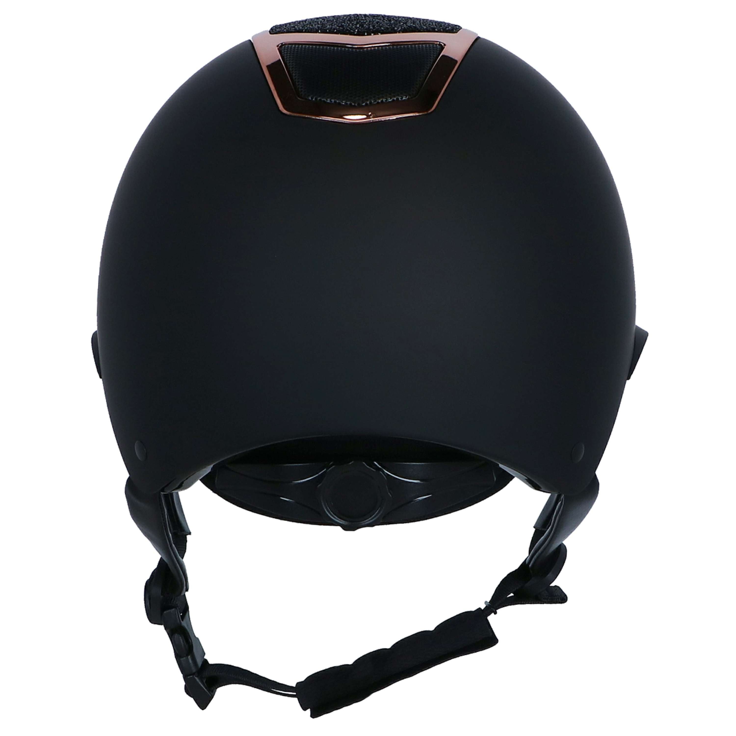 Harry's Horse Kask Jeździecki Mont Blanc Sparkle Czarny/Różowozłoty