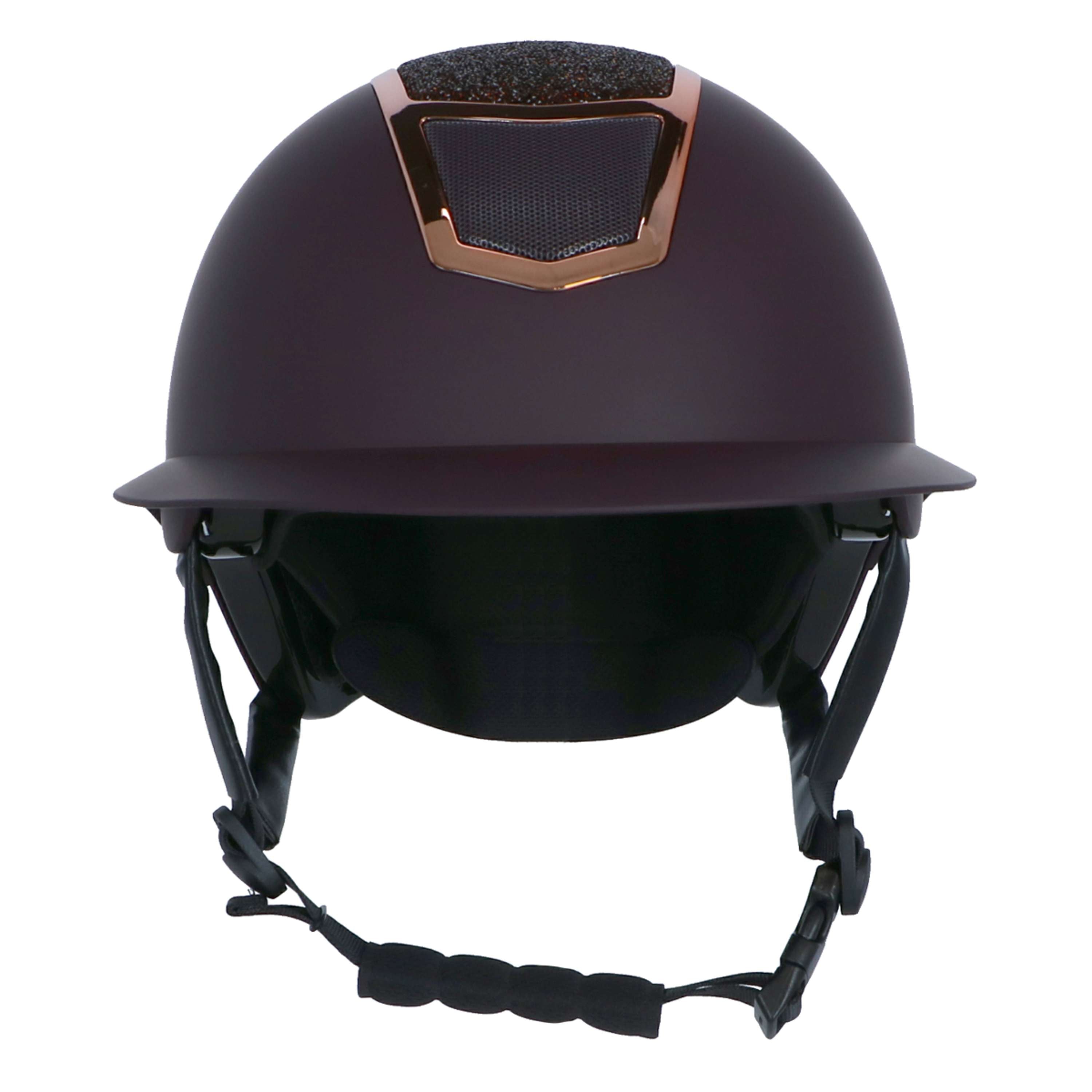 Harry's Horse Kask Jeździecki Mont Blanc Sparkle Bordowy/Różowozłoty