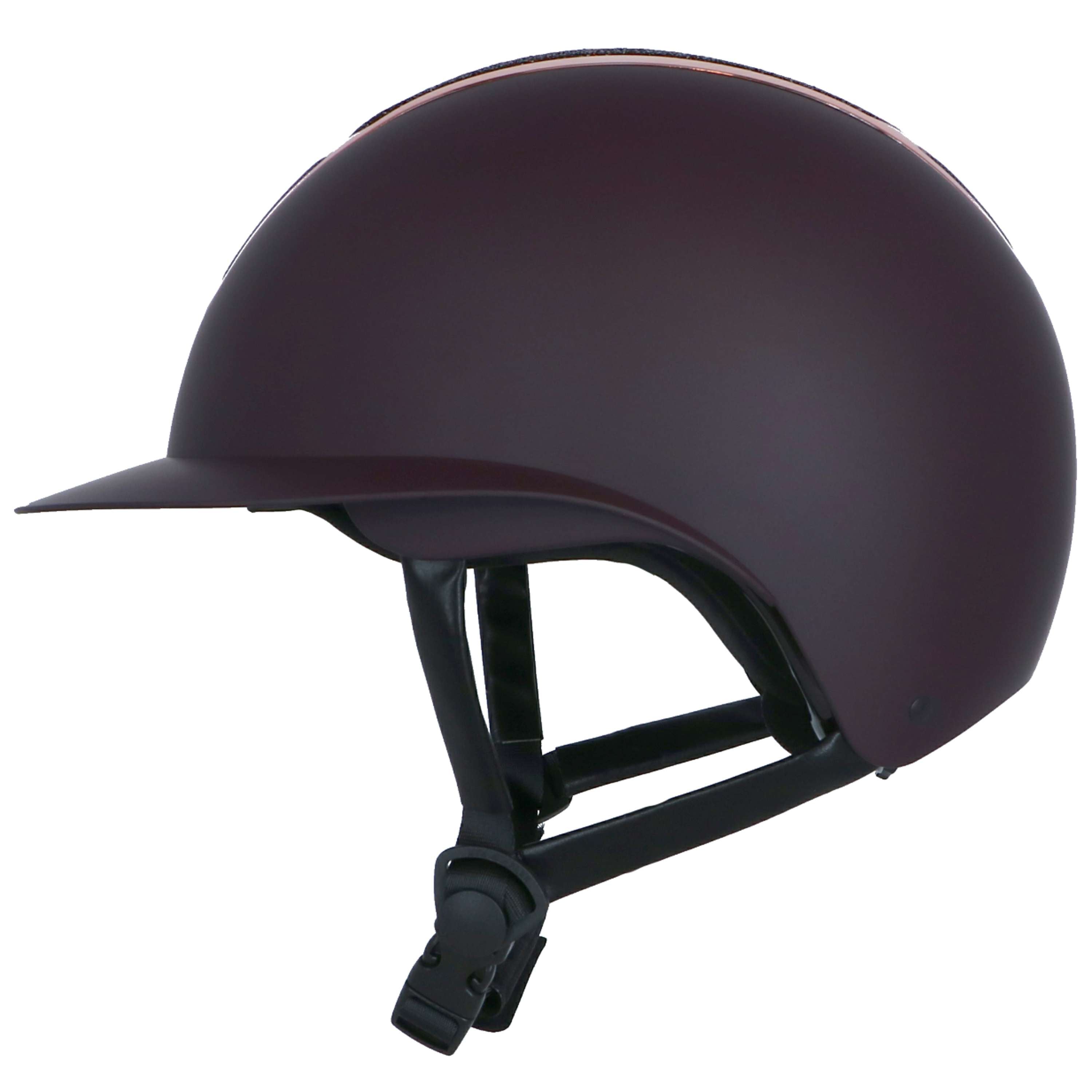 Harry's Horse Kask Jeździecki Mont Blanc Sparkle Bordowy/Różowozłoty