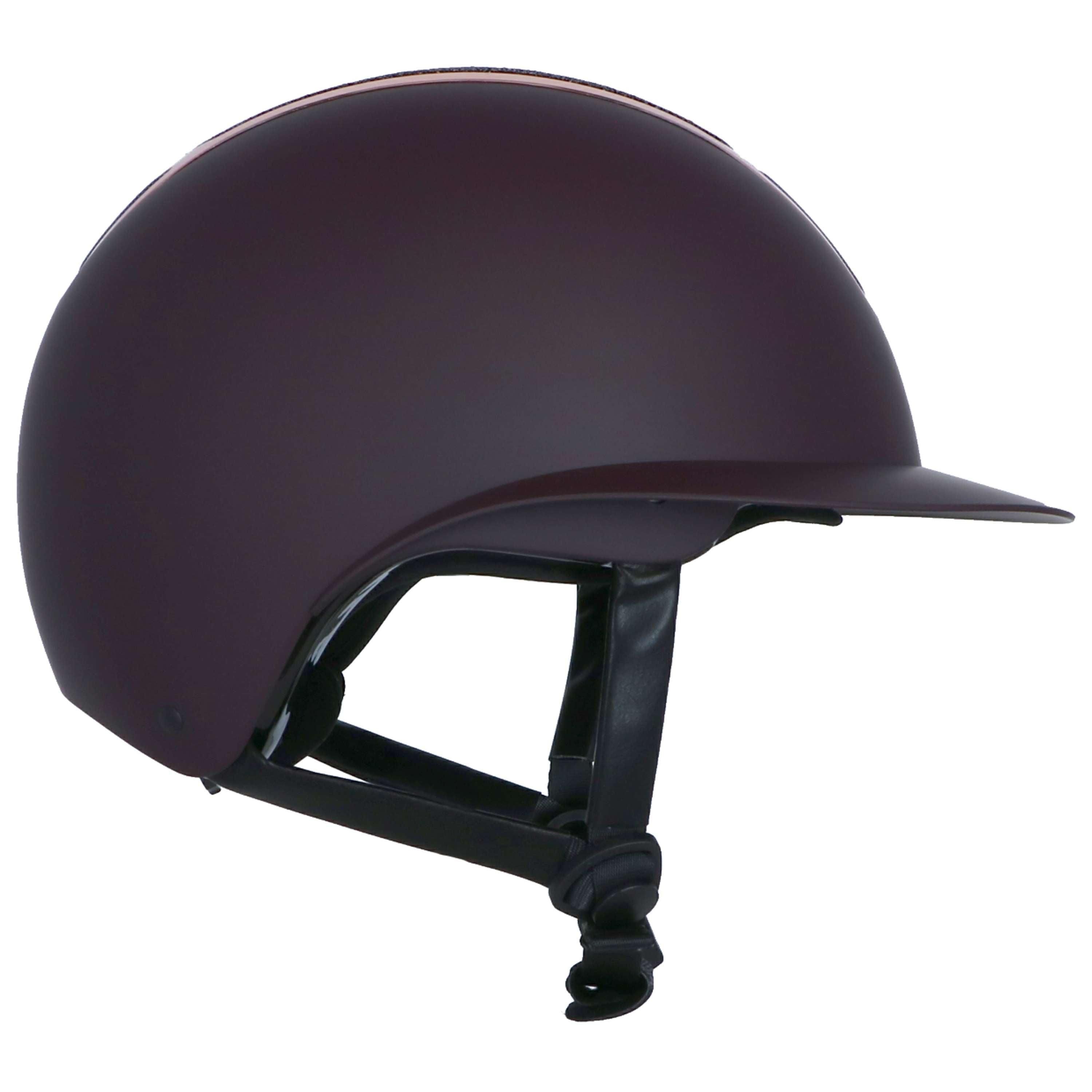 Harry's Horse Kask Jeździecki Mont Blanc Sparkle Bordowy/Różowozłoty