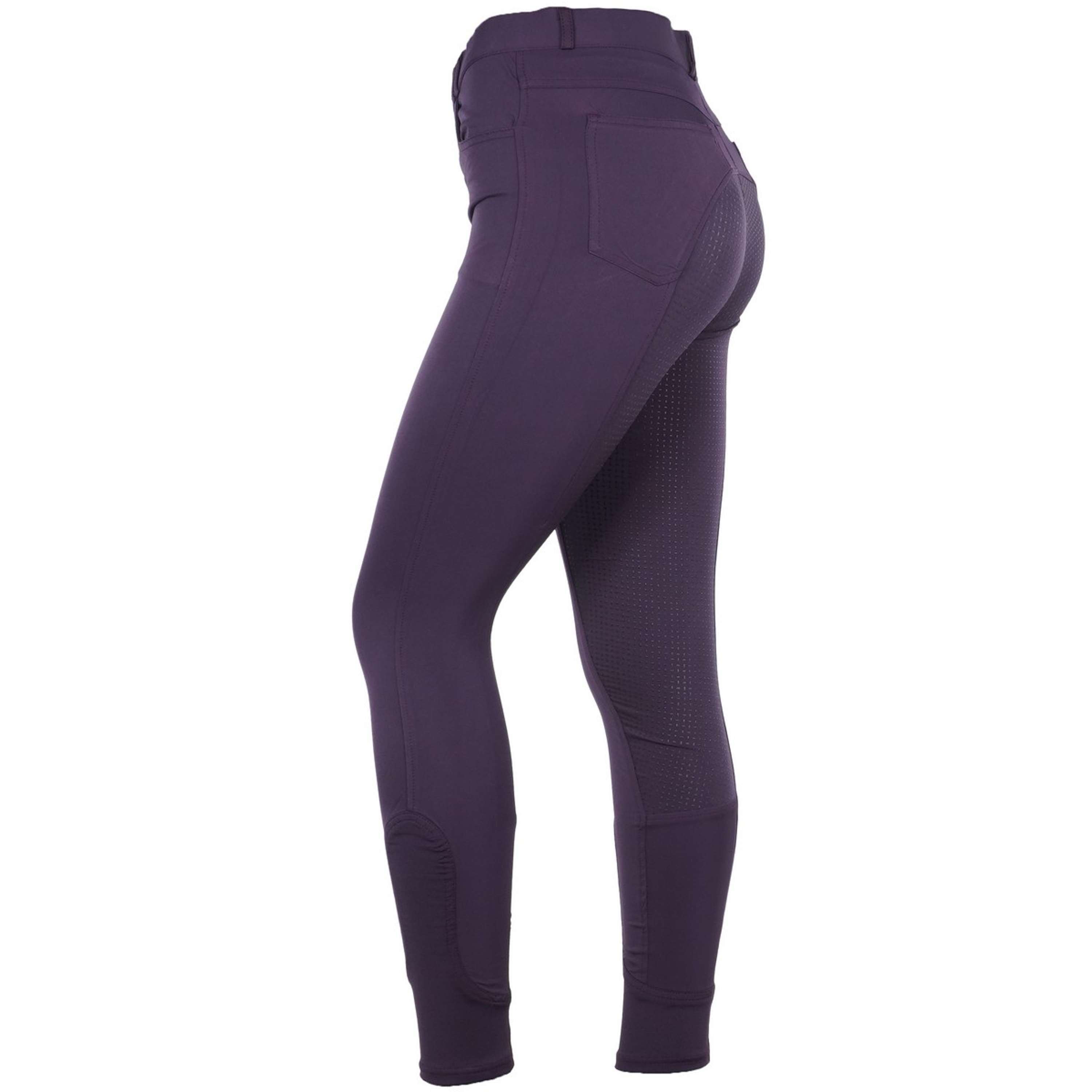 Harry's Horse Bryczesy Redwood Full Grip Fioletowy