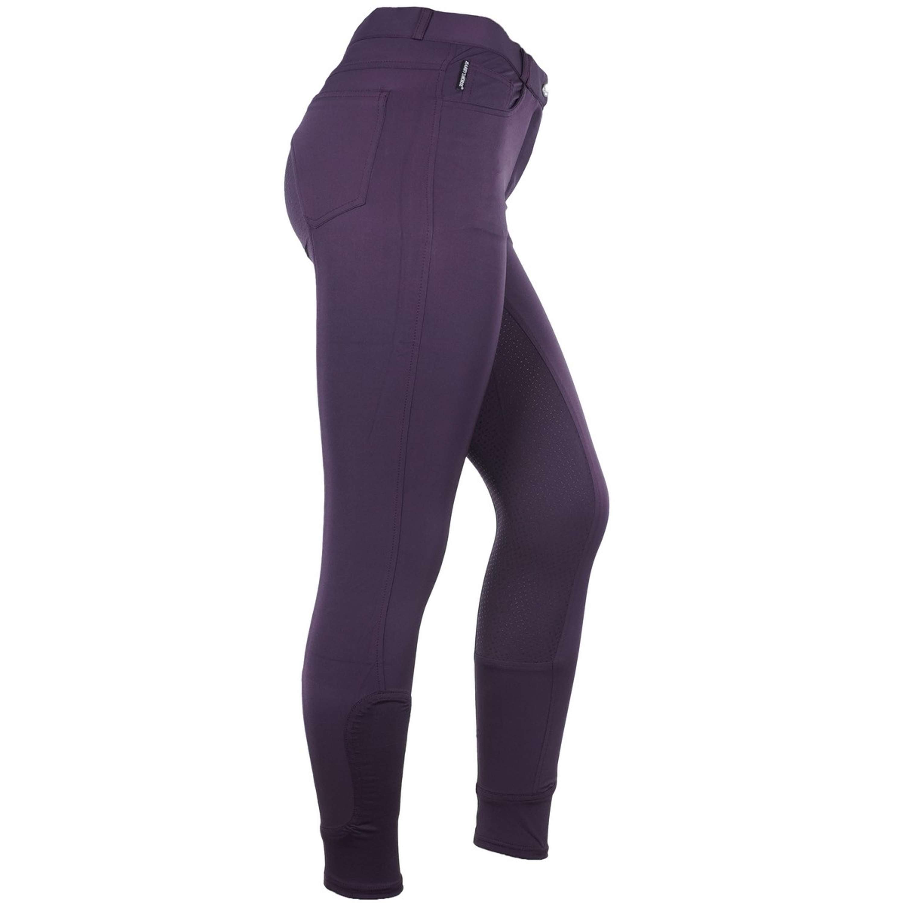 Harry's Horse Bryczesy Redwood Full Grip Fioletowy