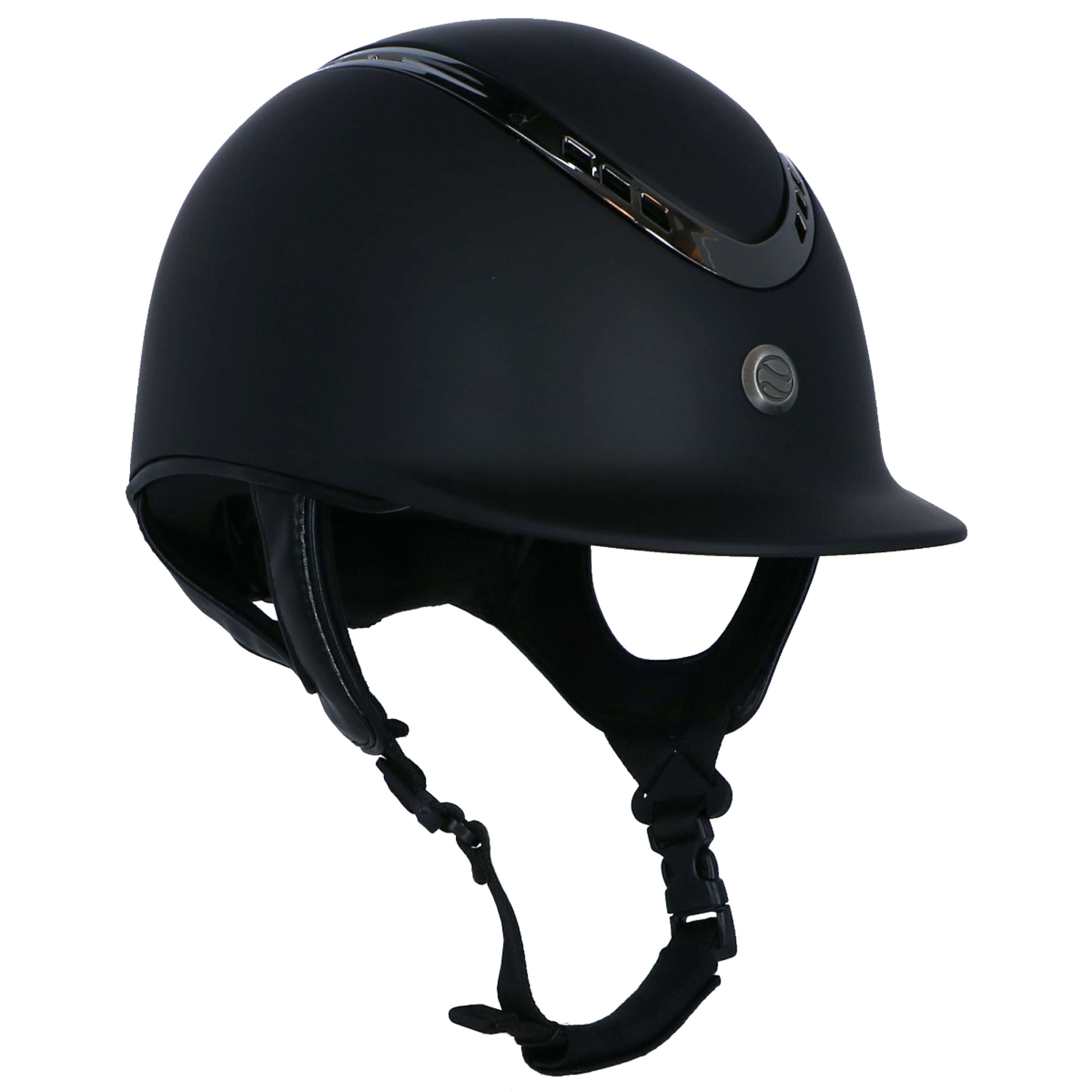 Back on Track Kask Jeździecki EQ3 Pardus Smooth Top MIPS Czarny