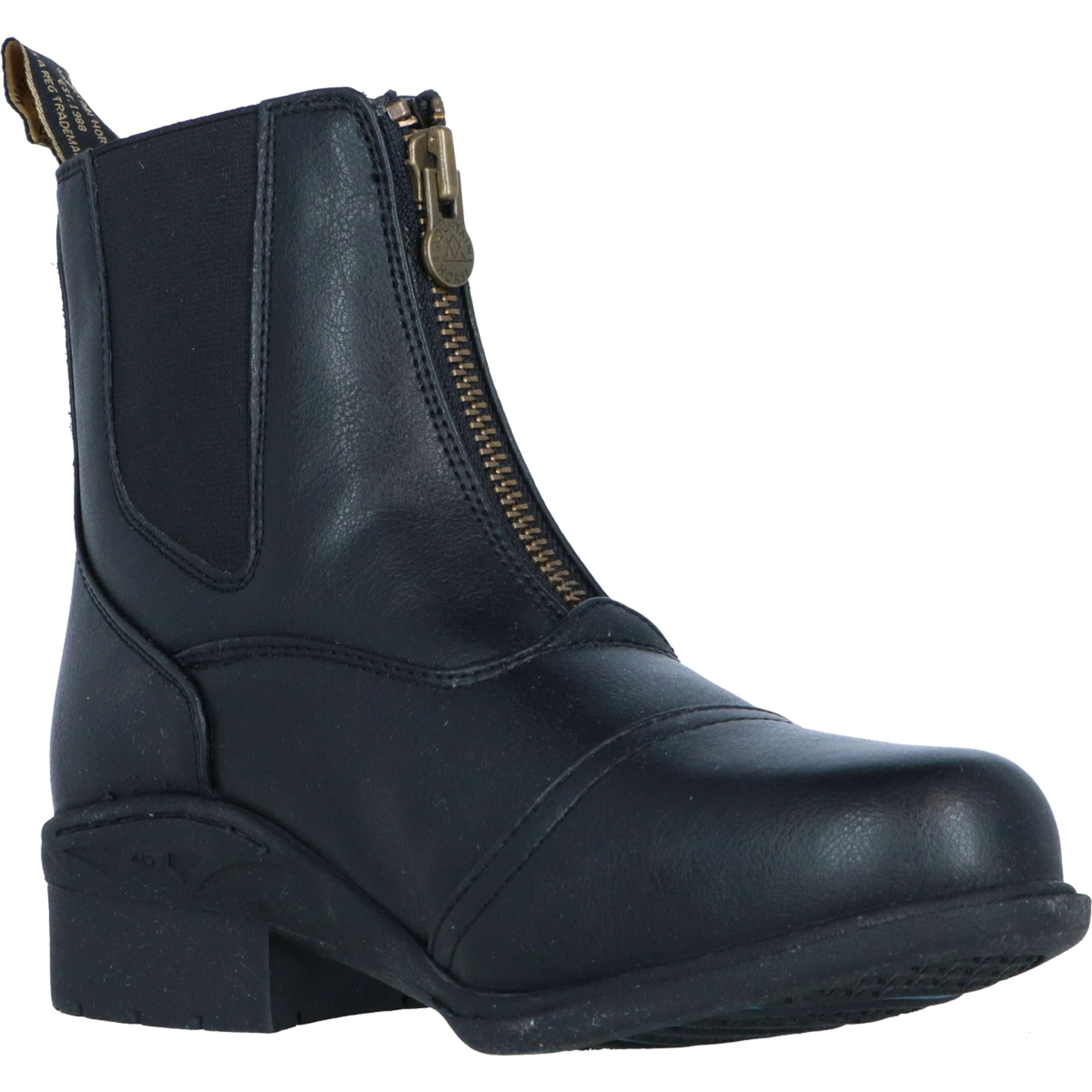 Mountain Horse Jodhpury Veganza Zip Paddock Czarny