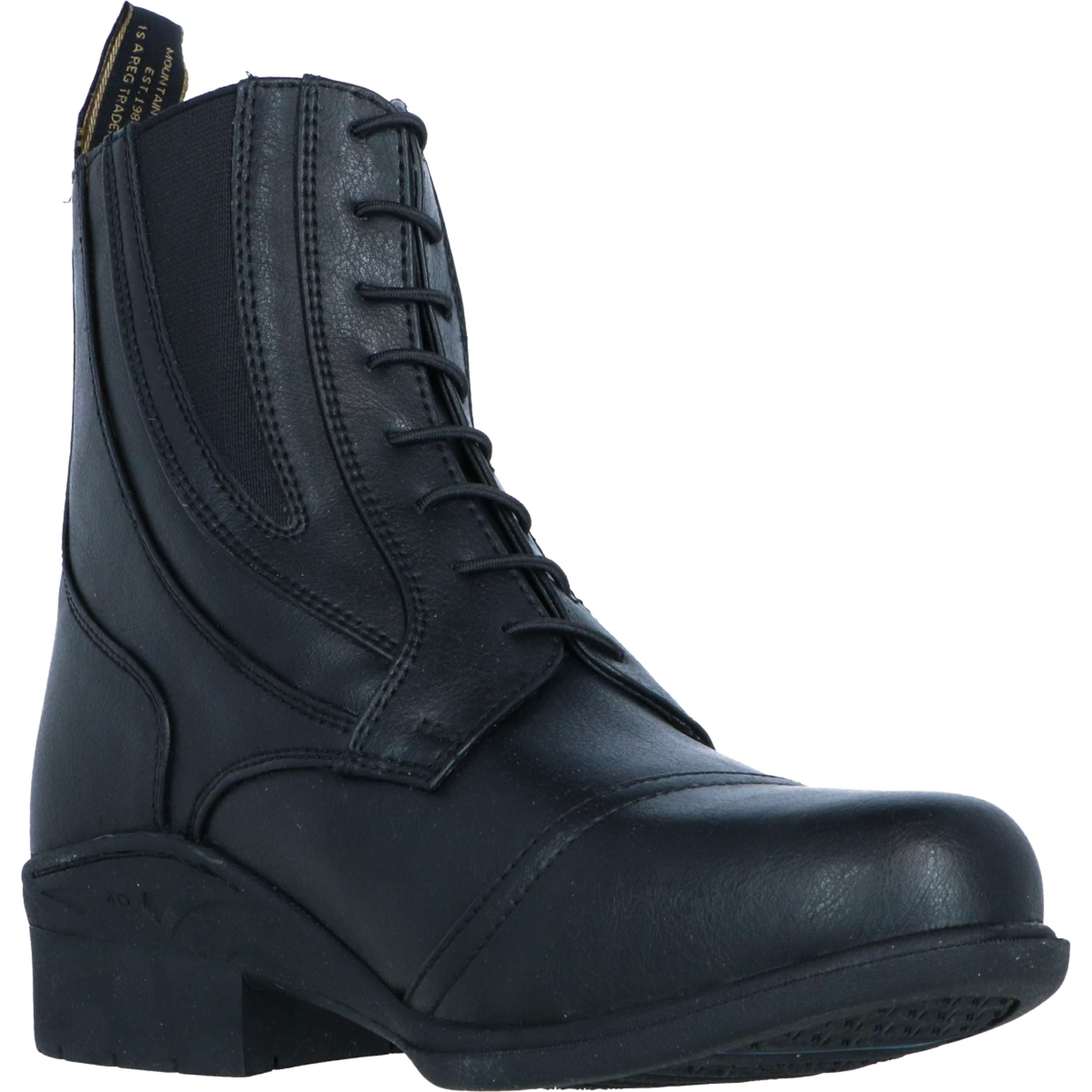 Mountain Horse Jodhpury Veganza Side Zip Paddock Czarny
