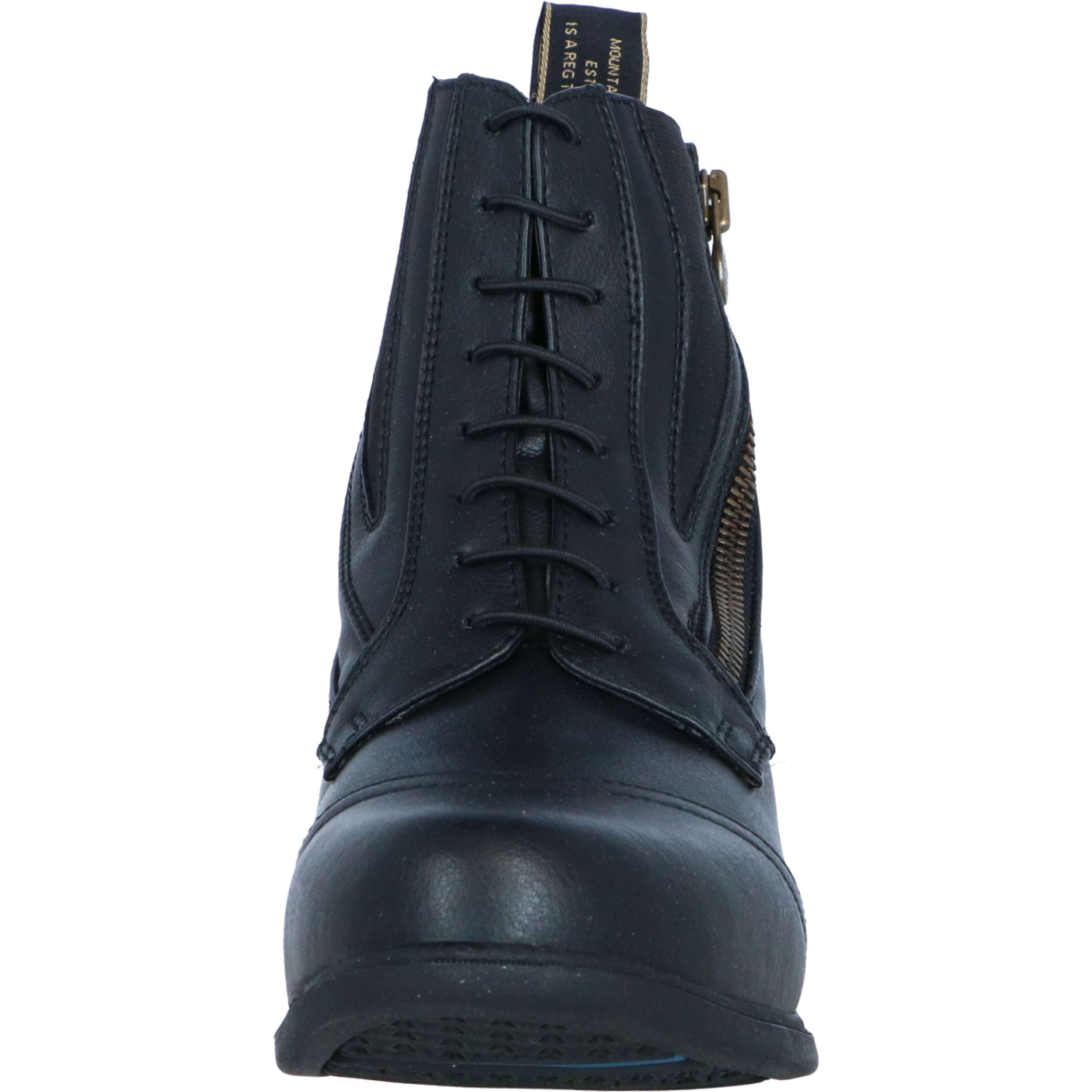 Mountain Horse Jodhpury Veganza Side Zip Paddock Czarny
