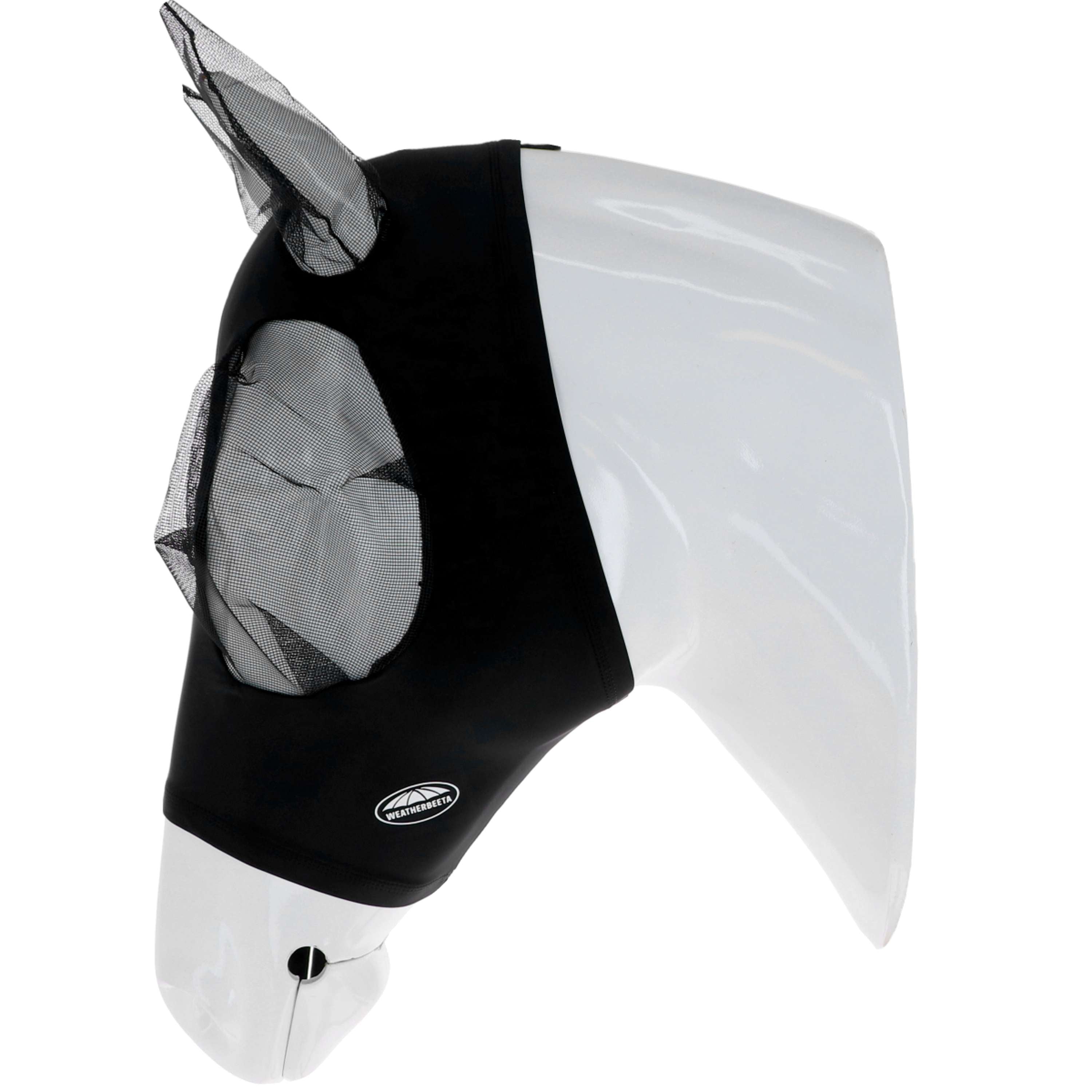 WeatherBeeta Maska Przeciw Muchom Deluxe Stretch Bug z Uszy Czarny