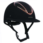 Lami-Cell Kask Jeździecki Artemis Czarny/Różowozłoty