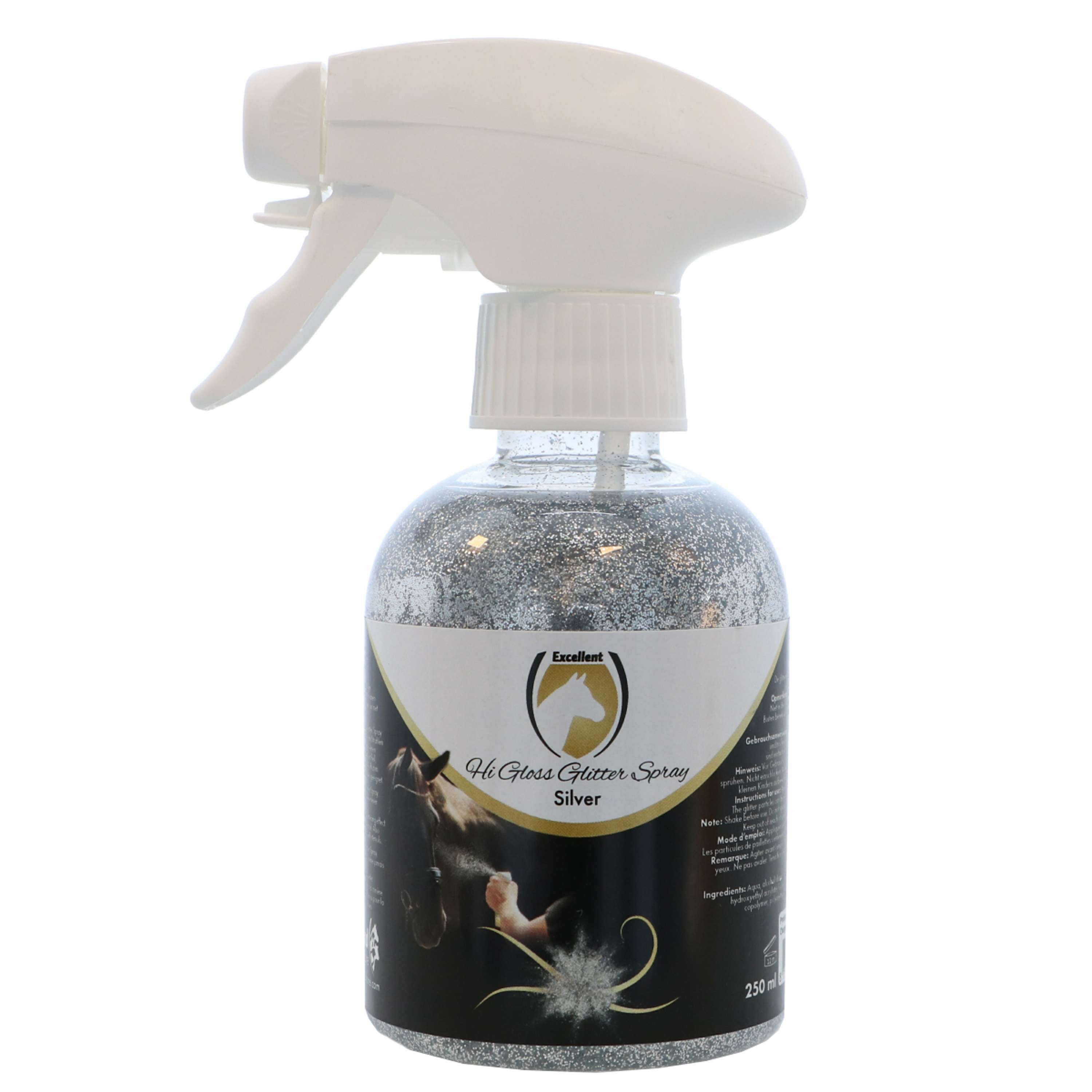 Excellent Brokat Spray Hi Gloss Srebrny