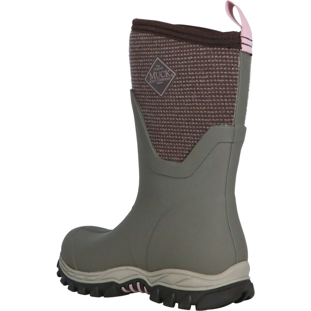 Damskie buty Muck Boot Arctic Sport II Mid w kolorze taupe/czekoladowym