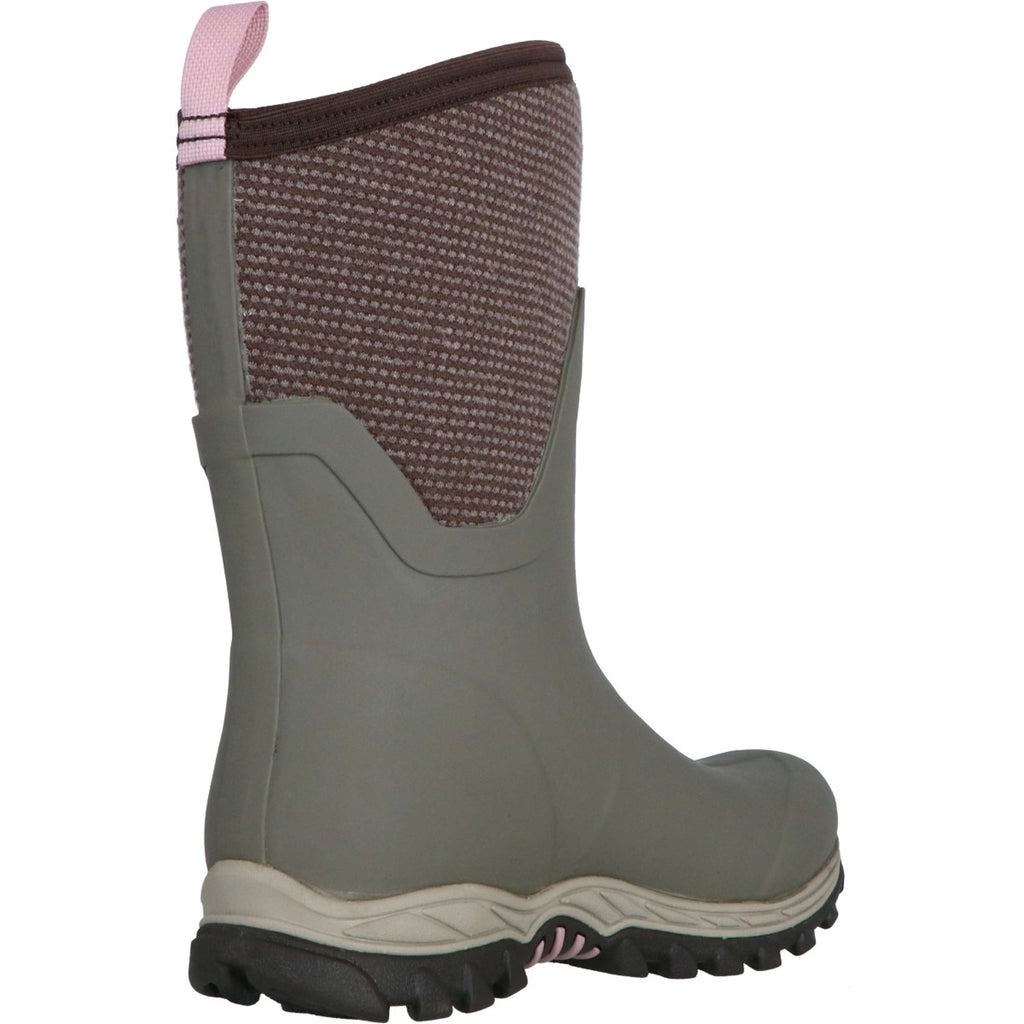 Damskie buty Muck Boot Arctic Sport II Mid w kolorze taupe/czekoladowym