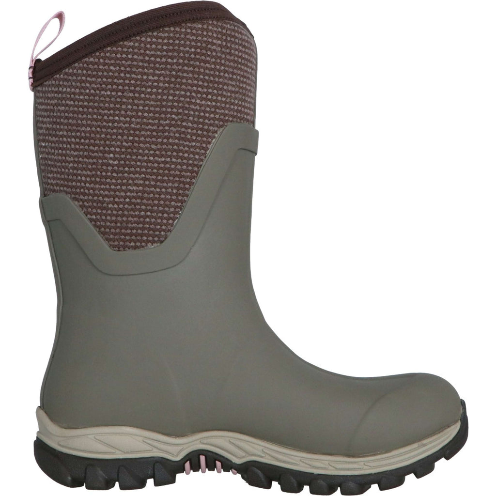 Damskie buty Muck Boot Arctic Sport II Mid w kolorze taupe/czekoladowym
