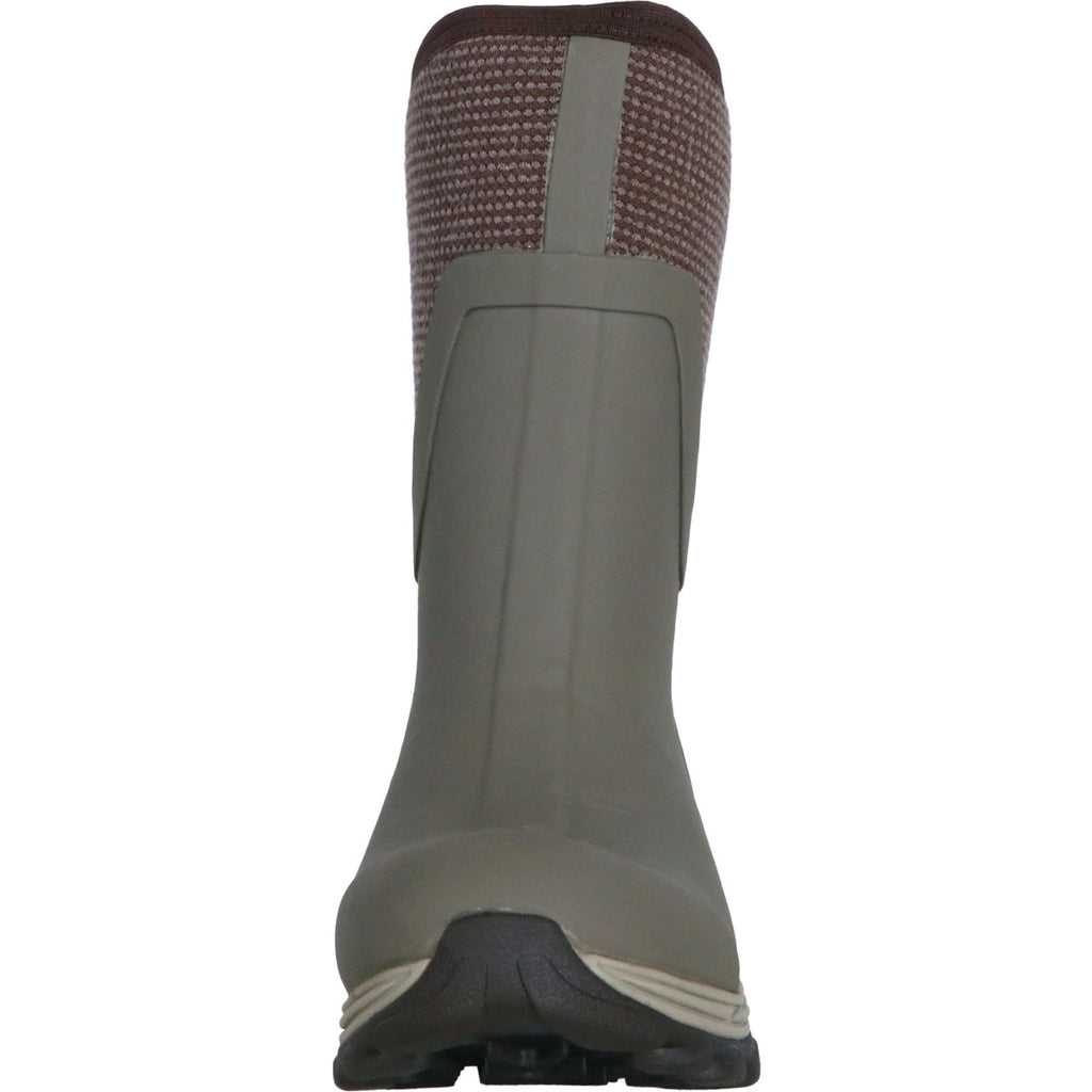 Damskie buty Muck Boot Arctic Sport II Mid w kolorze taupe/czekoladowym