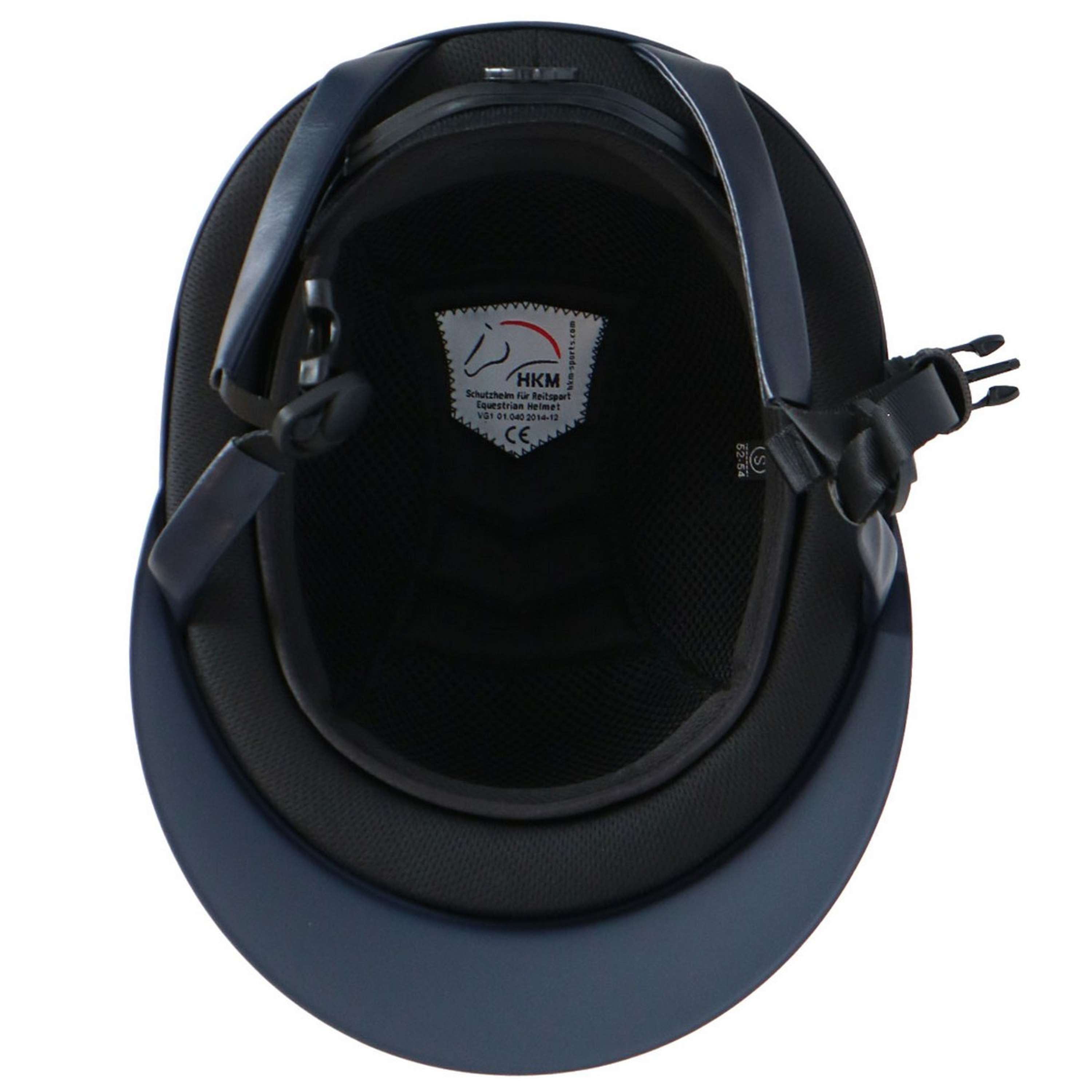 HKM Kask Jeździecki Lady Shield Diamond Ciemnoniebieski