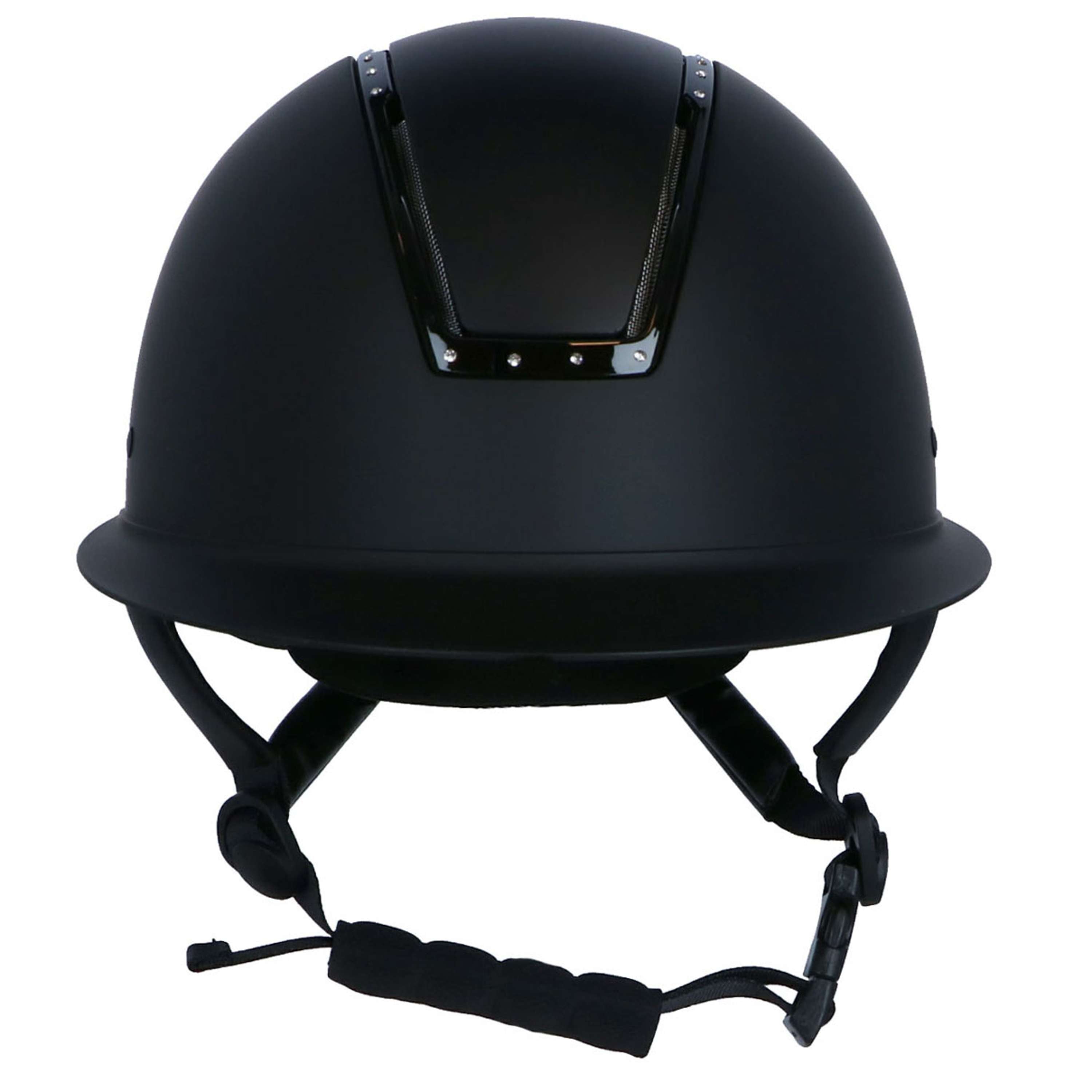 HKM Kask Jeździecki Lady Shield Diamond Czarny