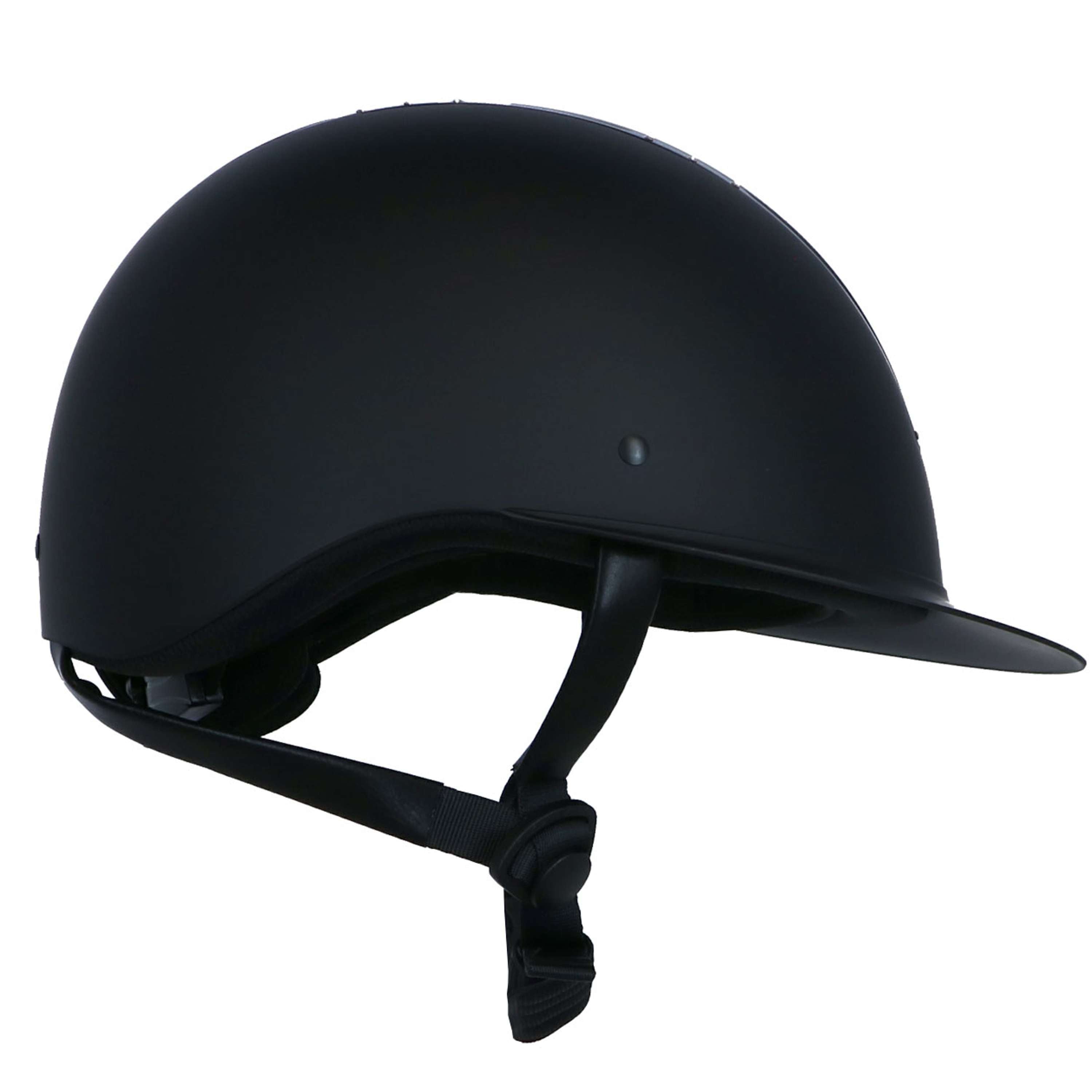 HKM Kask Jeździecki Lady Shield Diamond Czarny