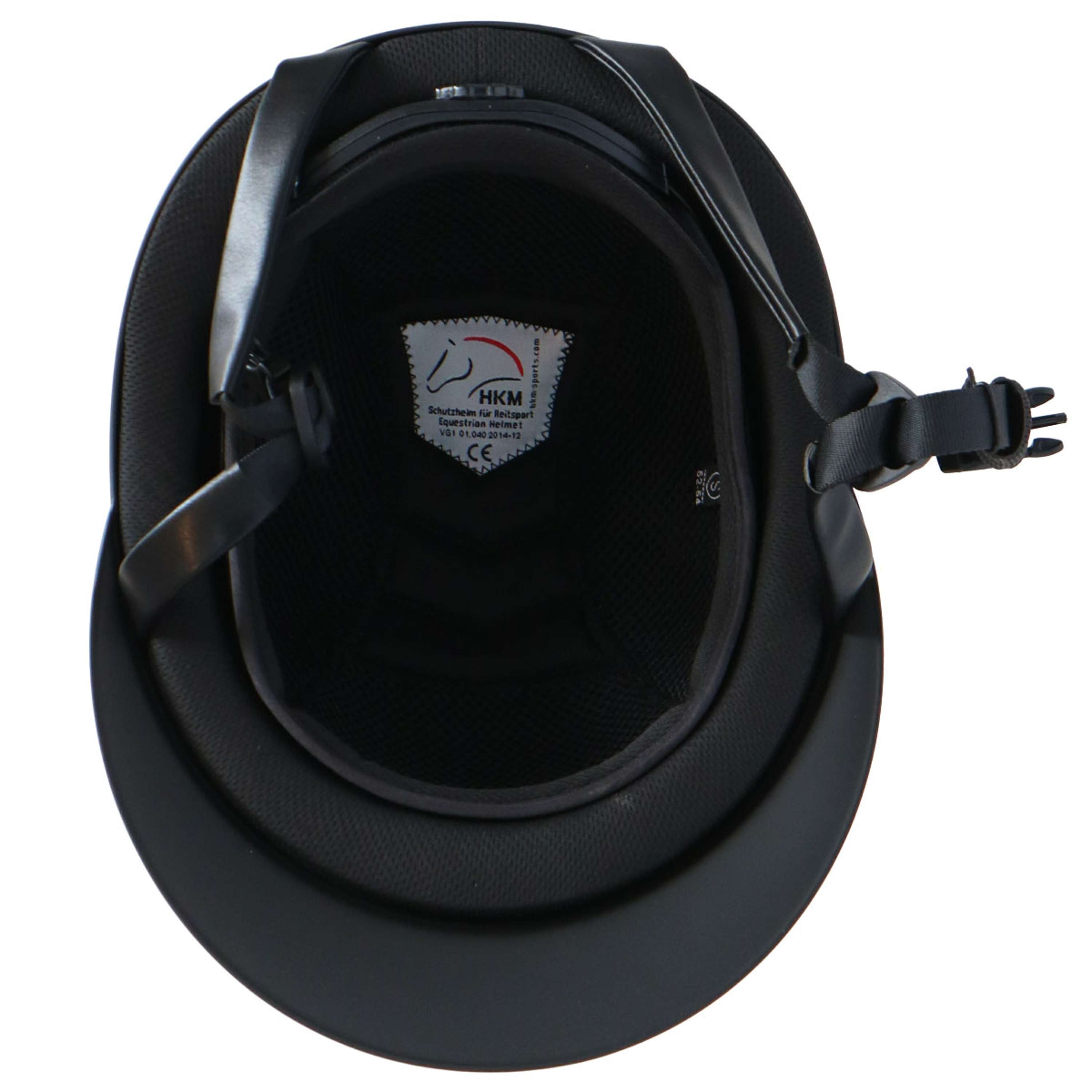 HKM Kask Jeździecki Lady Shield Diamond Czarny