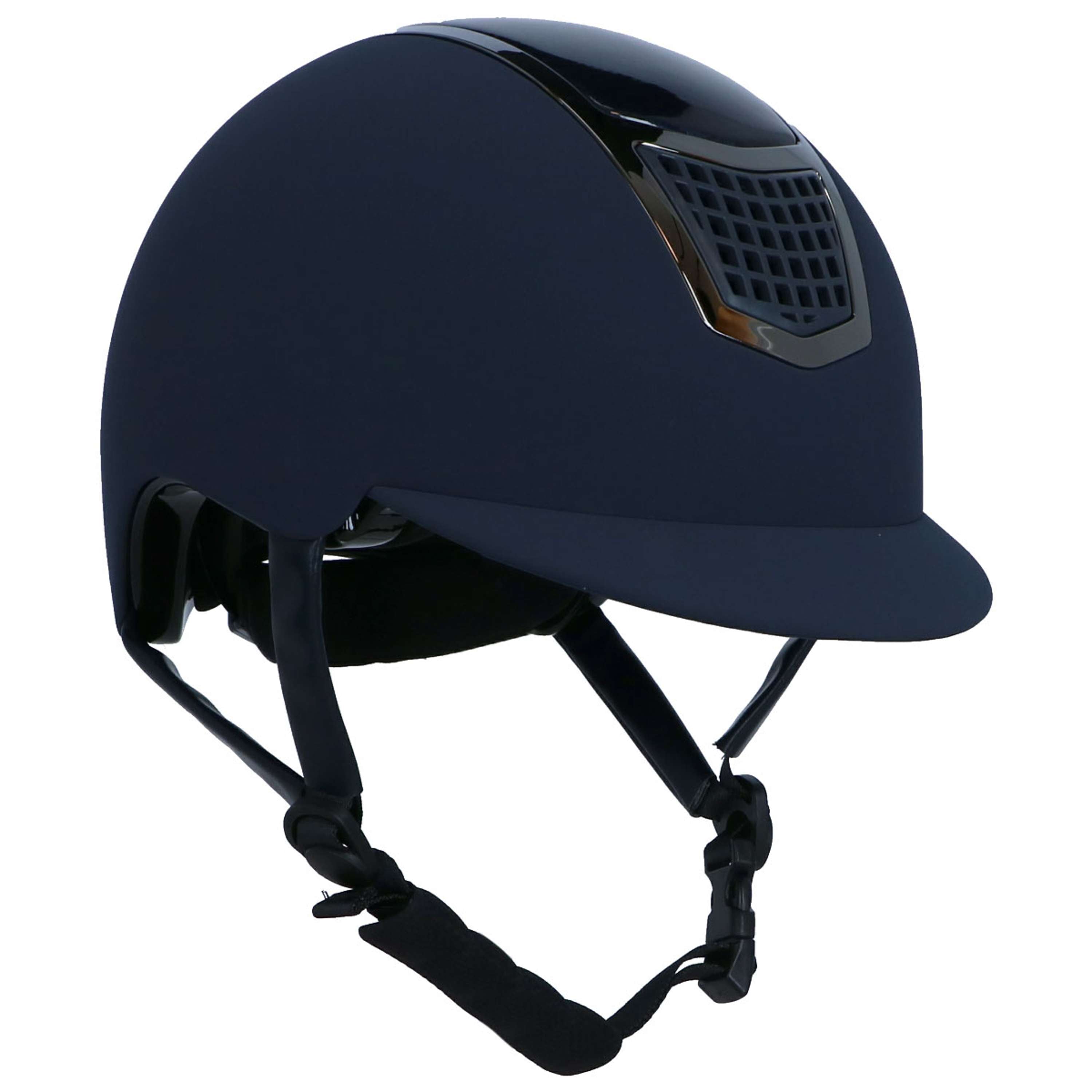 HKM Kask Jeździecki Carbon Professional Ciemnoniebieski