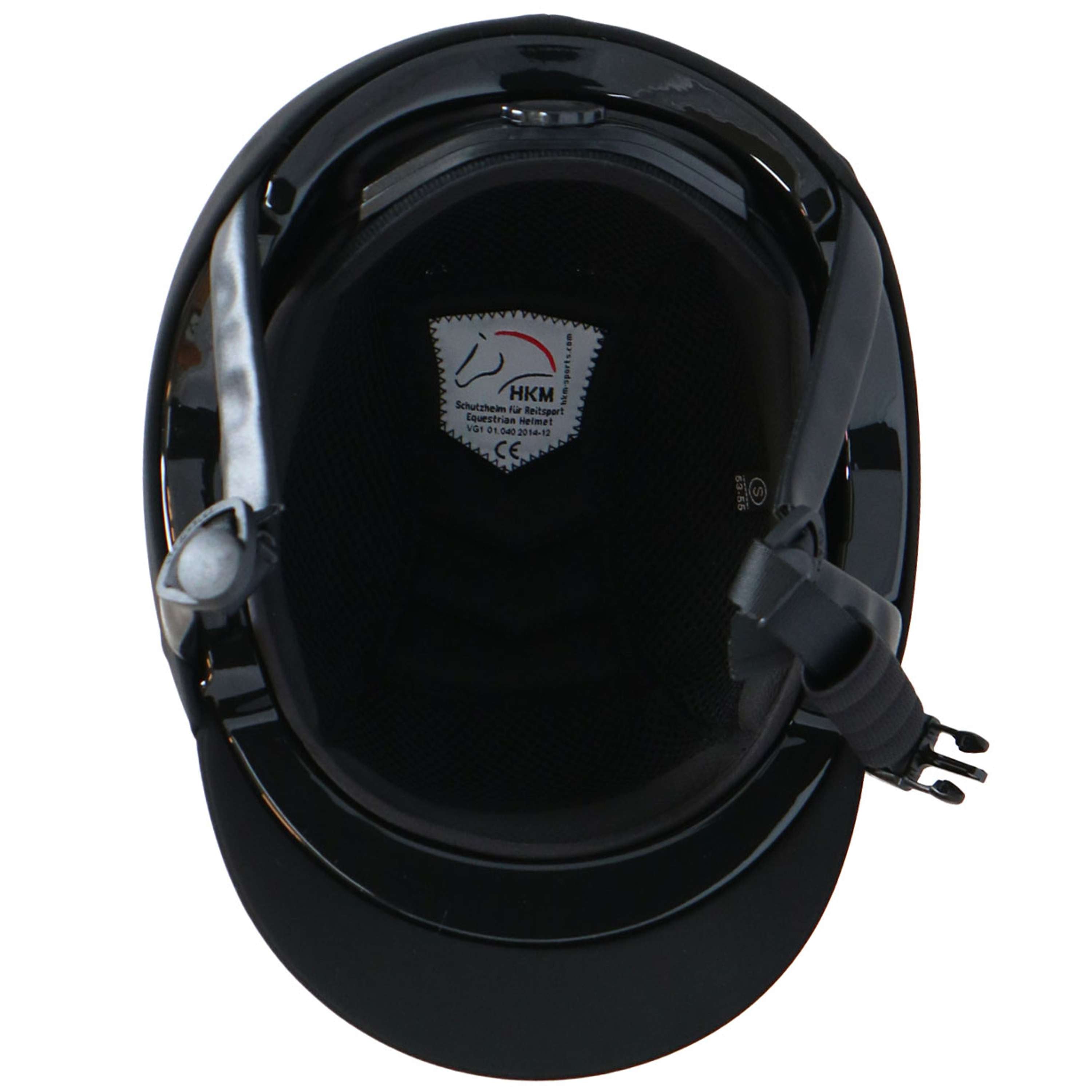 HKM Kask Jeździecki Carbon Professional Czarny