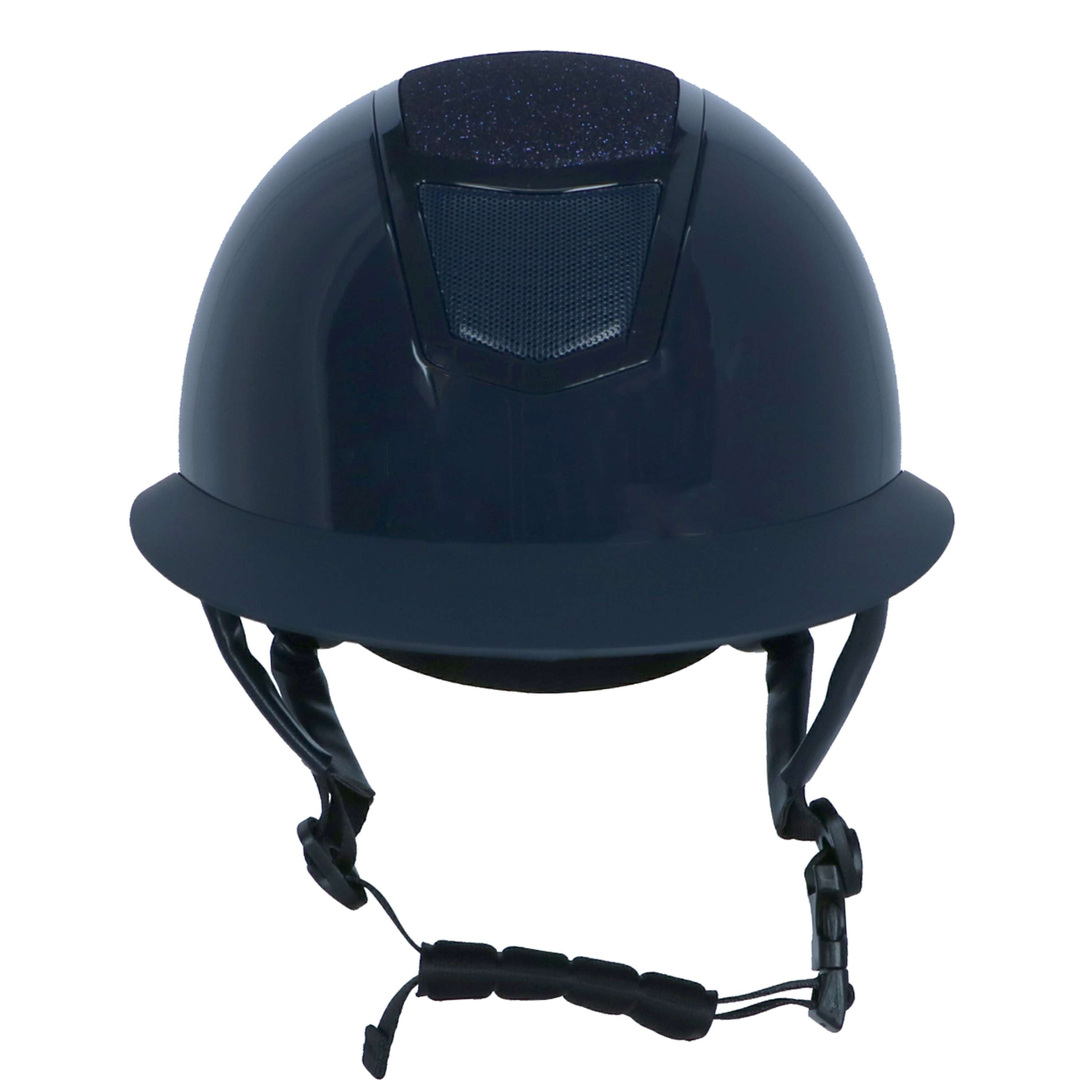 HKM Kask jeździecki Shiny Diamond ciemnoniebieski