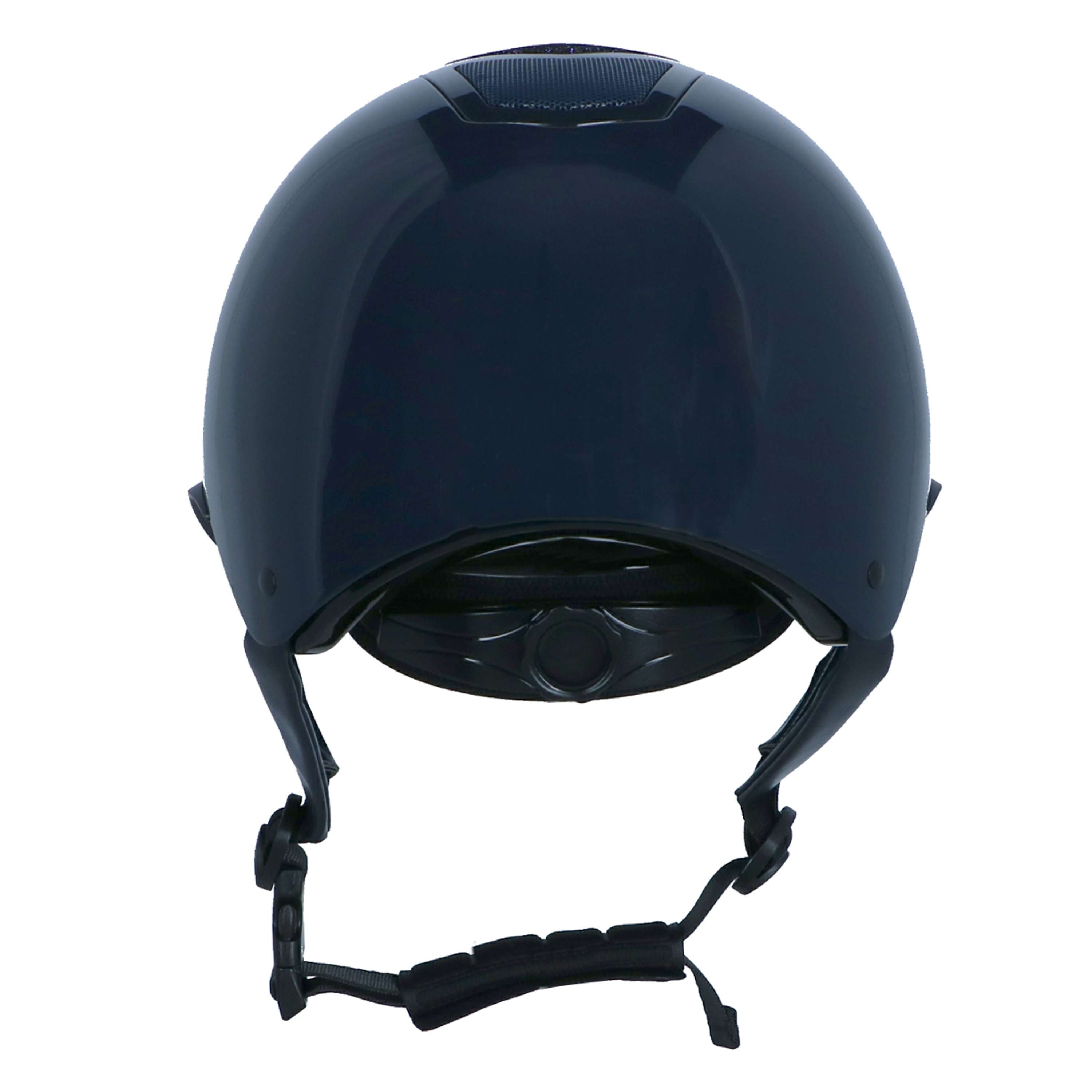 HKM Kask jeździecki Shiny Diamond ciemnoniebieski