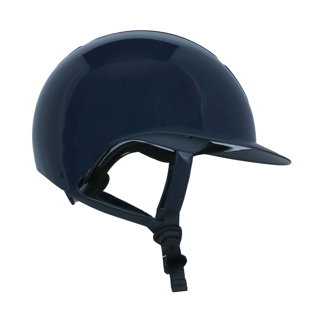 HKM Kask jeździecki Shiny Diamond ciemnoniebieski