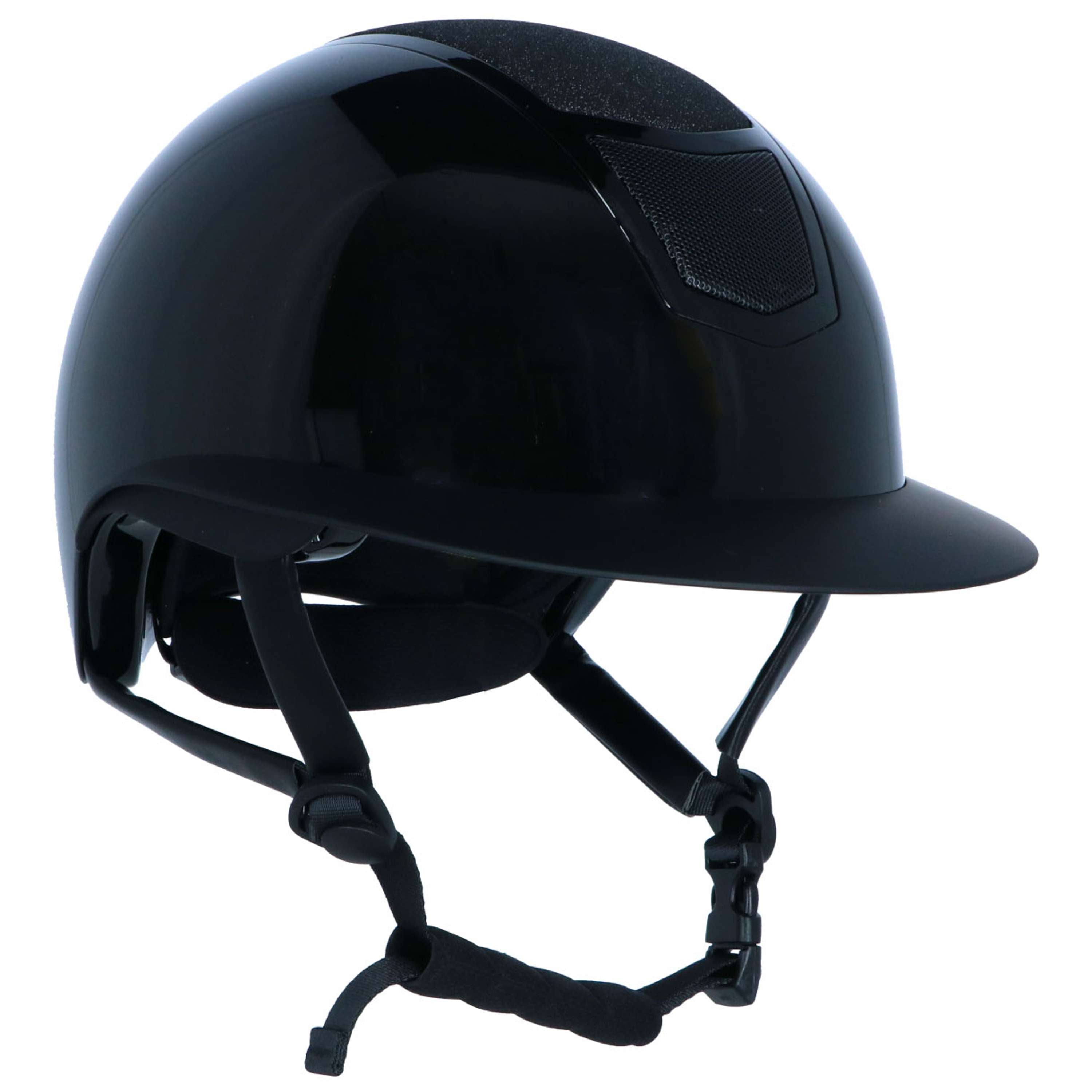 HKM Kask jeździecki Shiny Diamond czarny
