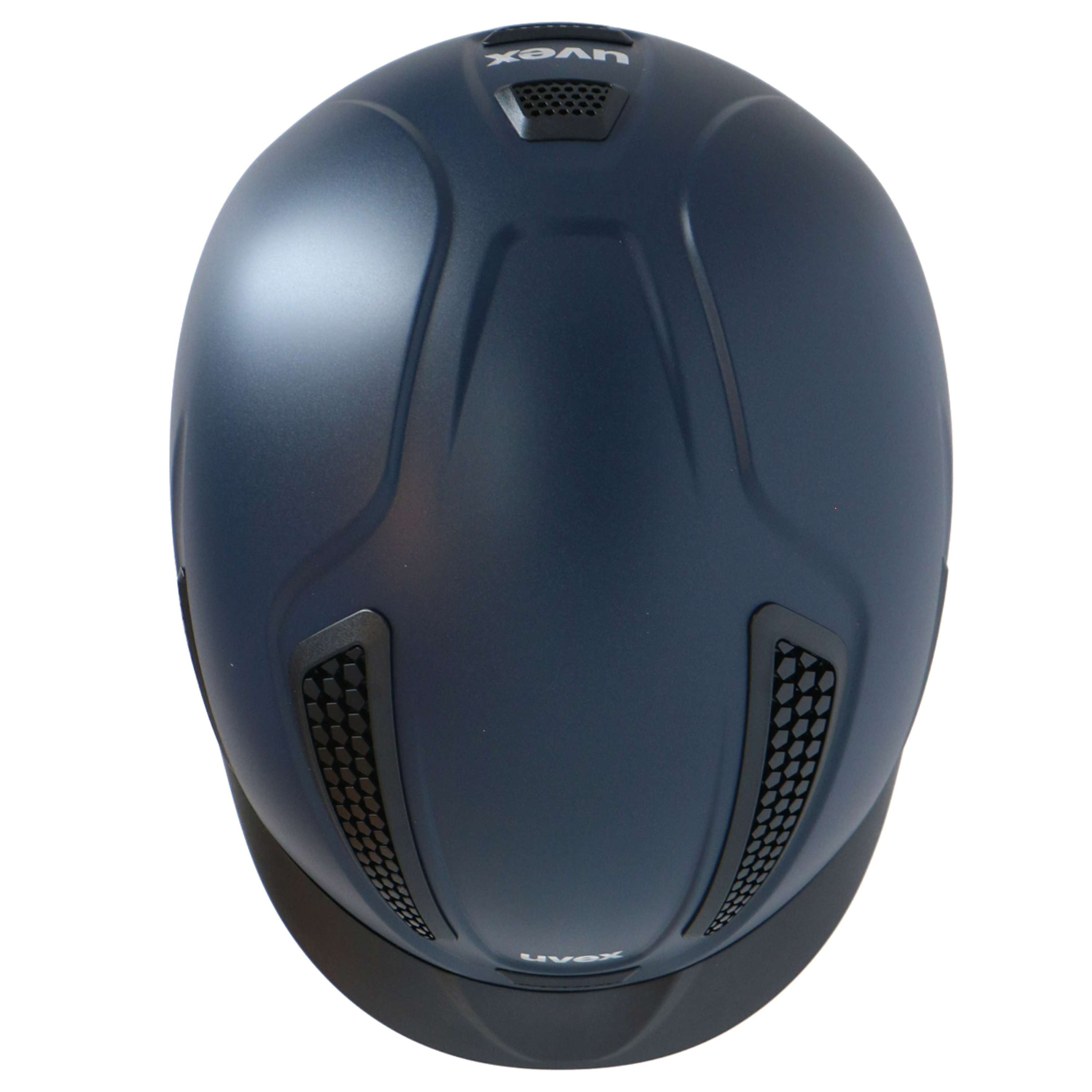 Kask jeździecki Uvex Perfexxion III matowy niebieski
