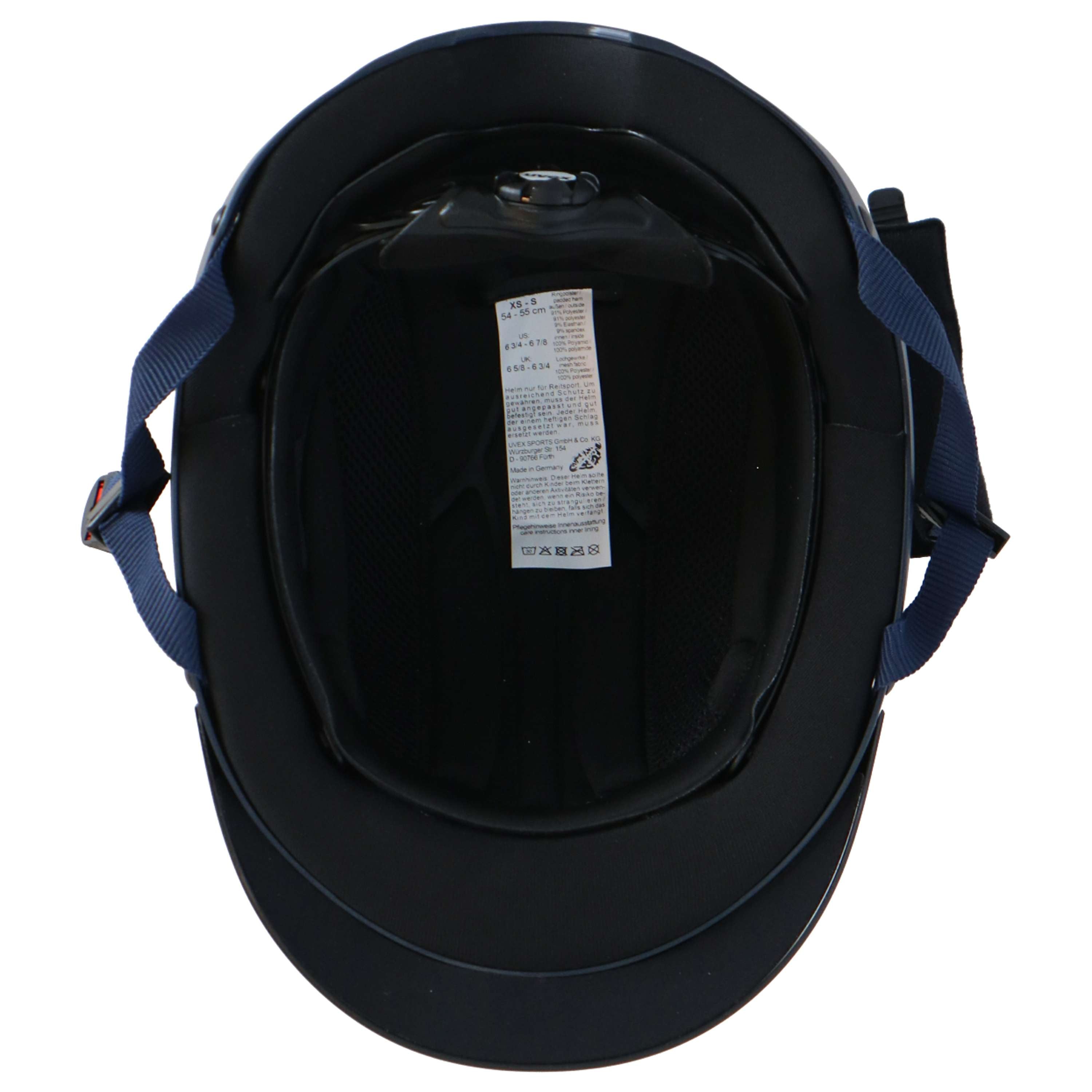 Kask jeździecki Uvex Perfexxion III matowy niebieski