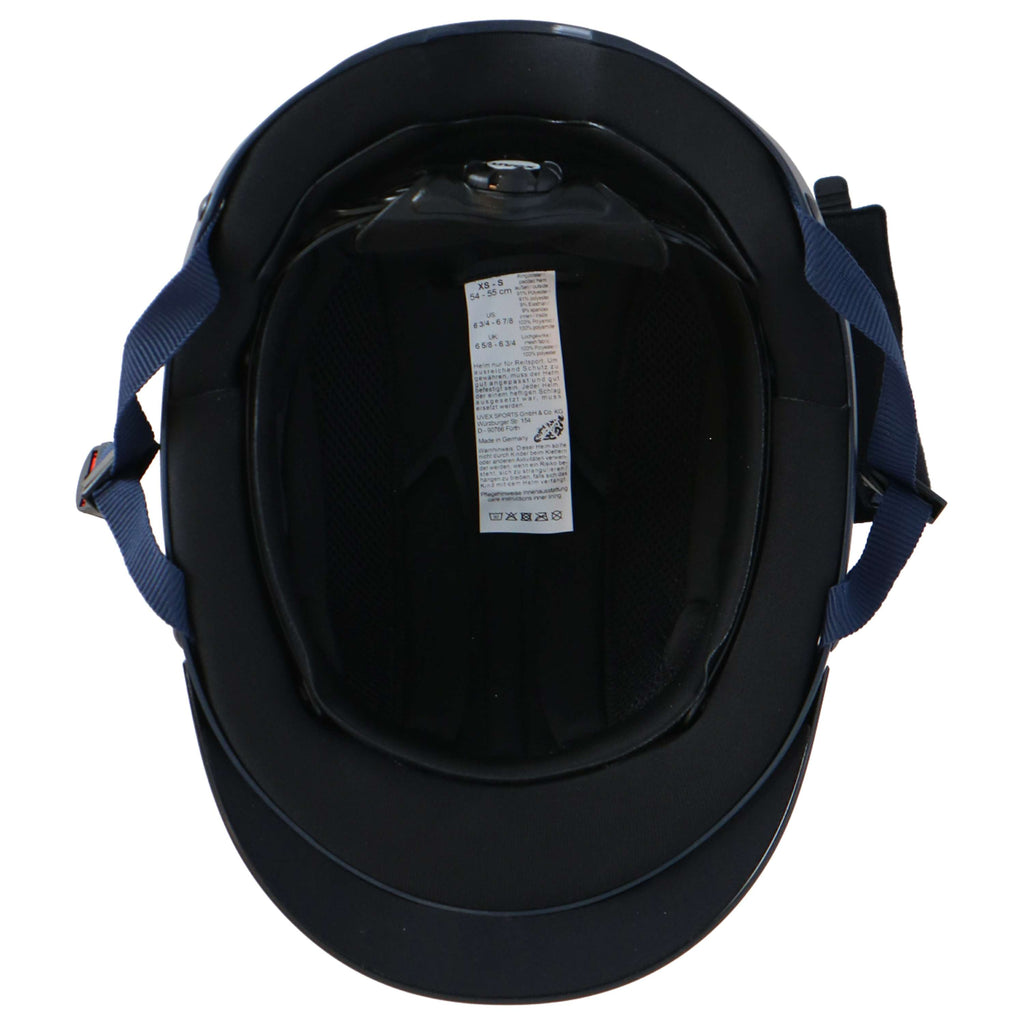 Kask jeździecki Uvex Perfexxion III matowy niebieski